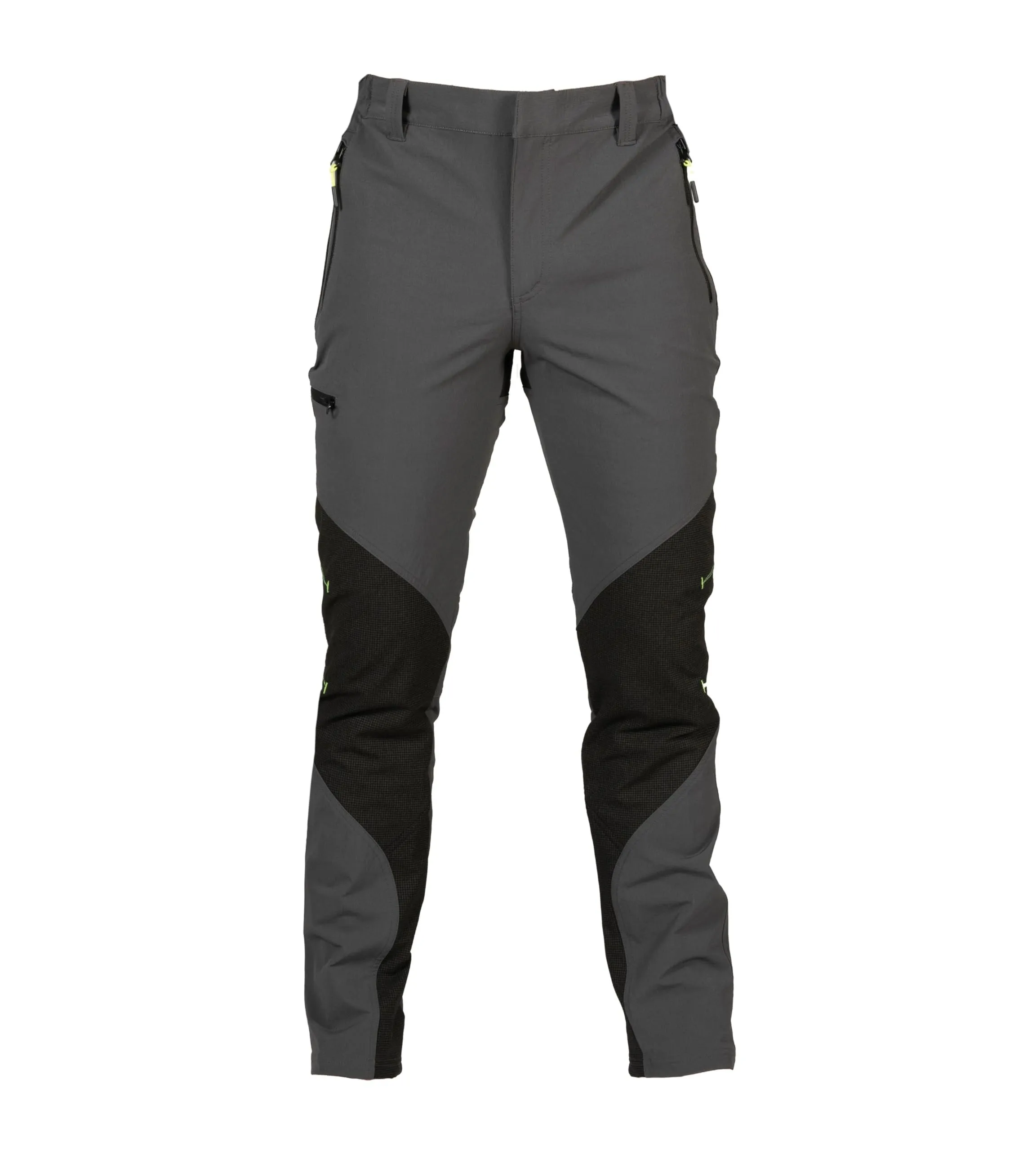 Ergos Workwear JRC ADAMELLO Medium Pantalone da Uomo in Nylon Tessuto Elasticizzato 4 Stretch Multitasche Triple Cuciture da Lavoro (IT, Testo, 3XL, Regular, Regular, Standard, Grigio) - immagine 1