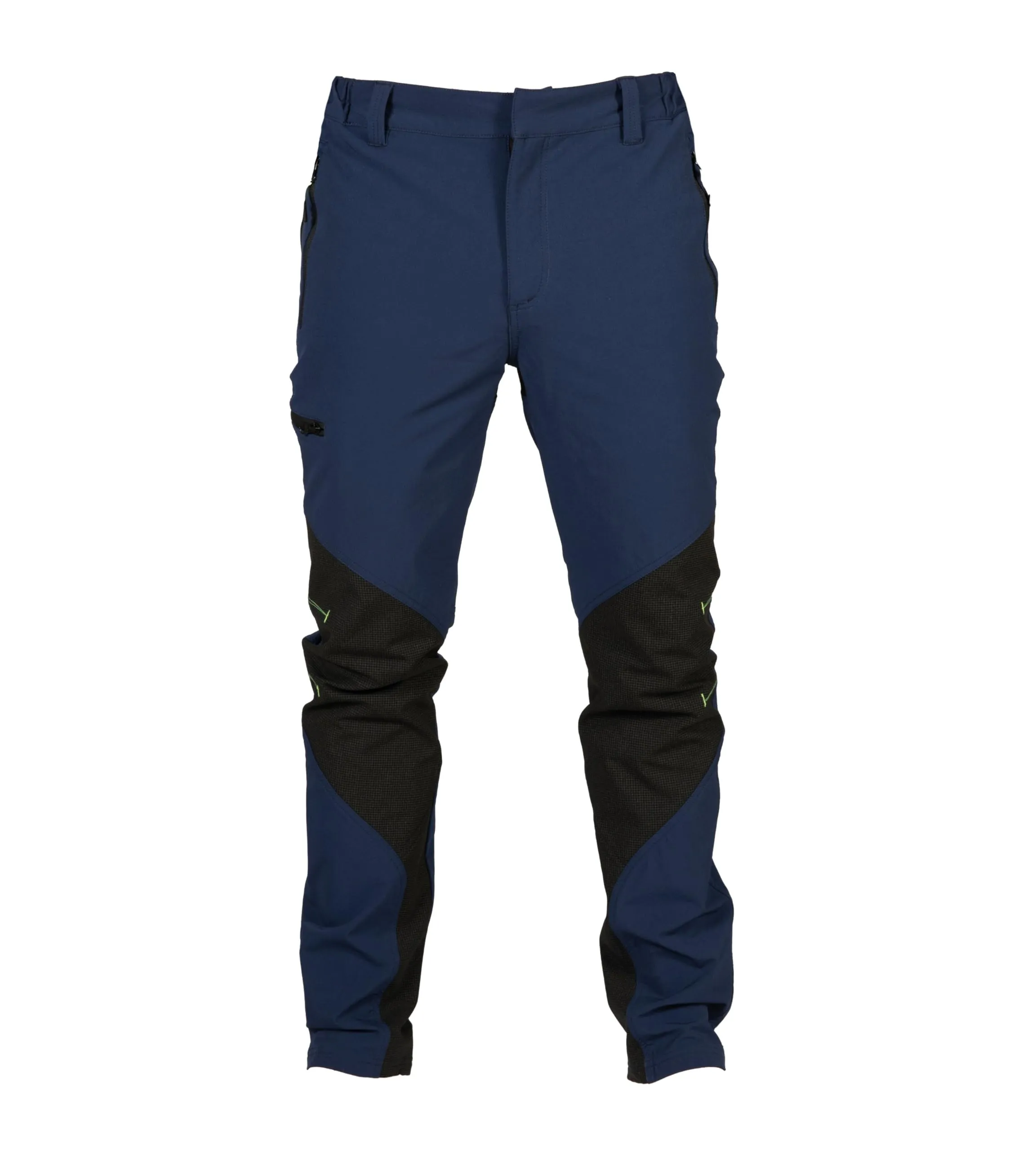 Ergos Workwear JRC ADAMELLO Medium Pantalone da Uomo in Nylon Tessuto Elasticizzato 4 Stretch Multitasche Triple Cuciture da Lavoro (IT, Testo, XL, Regular, Regular, Standard, Blu Navy) - immagine 1