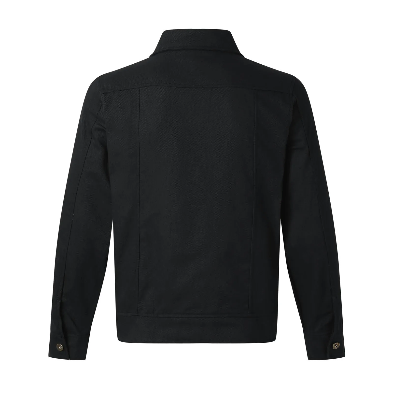 Giacca Denim Uomo, Giacca Primaverile Uomo, Giacca da Uomo Denim Trucker Giacca Classico Lavato Stile Vintage Jeans Cappotto per Gli Uomini Giacca in Jeans Giacca da Camionista - immagine 3