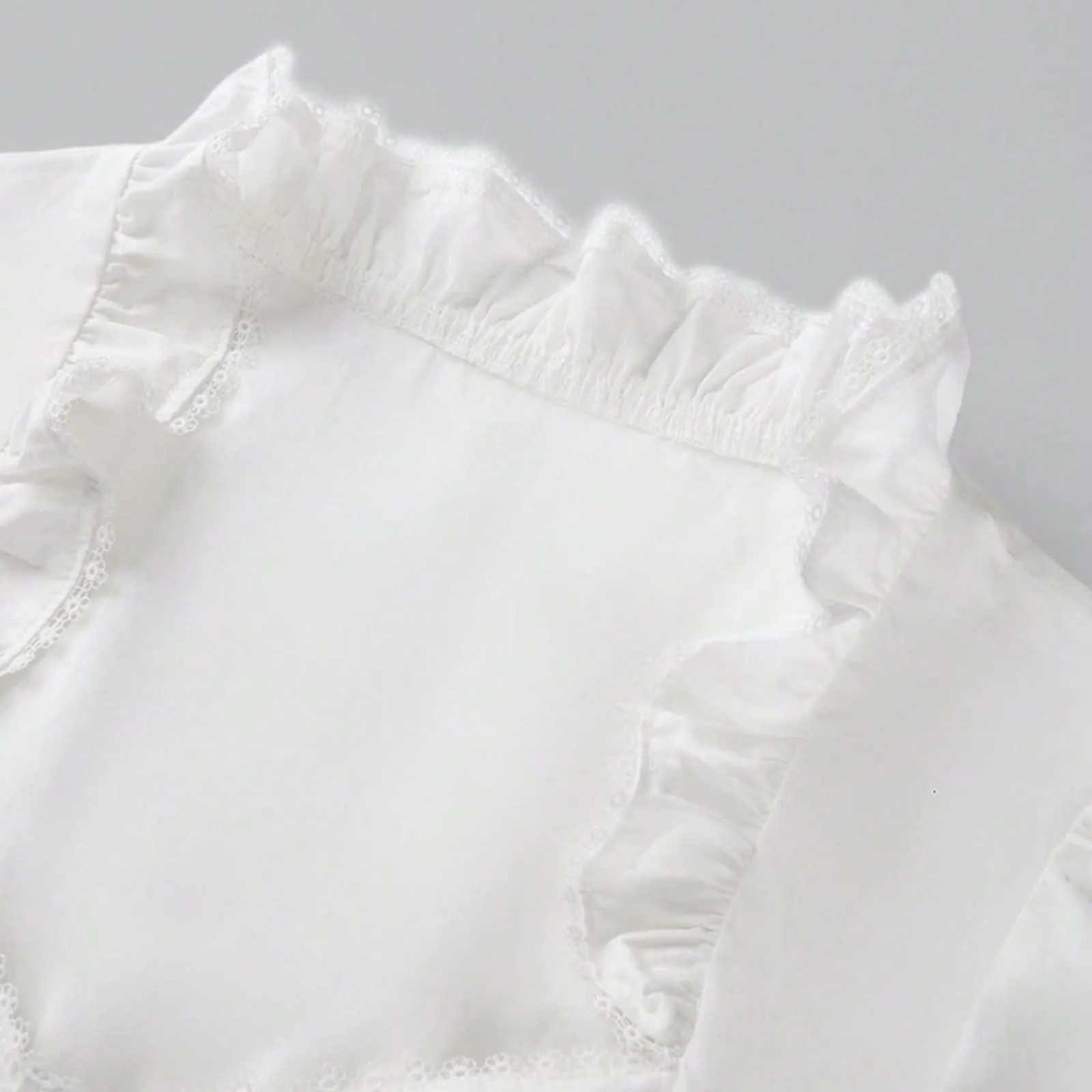 Vhersily Germania Oktoberfest Abito Dirndl Camicia Oktoberfest Donna Costume Bavarese Vestito Elegante Colore Bianco, A Maniche Corte per Feste, Halloween, Carnevale e Party Tradizionali, Clubwear - immagine 8