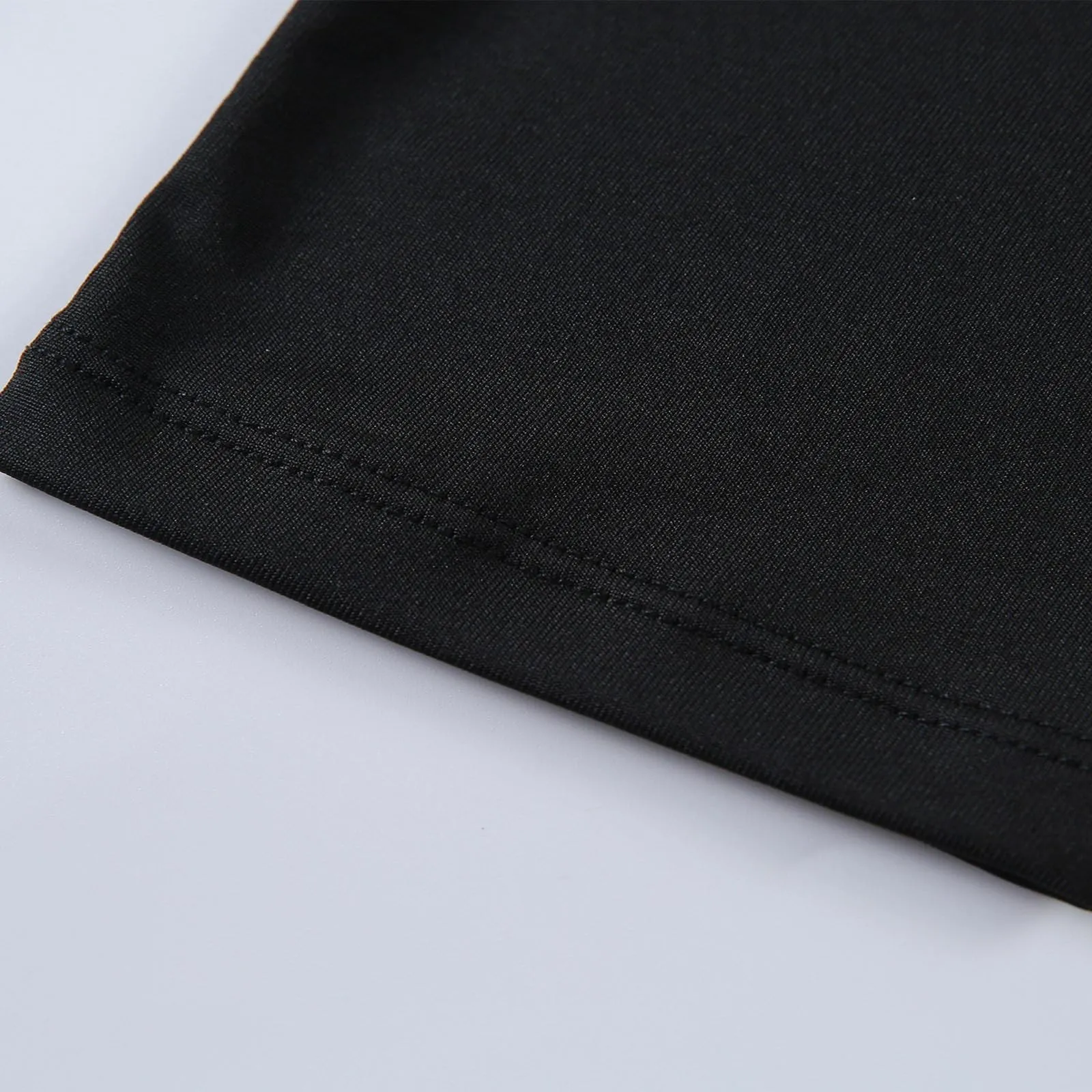 Duohropke Maglia termica da uomo, termica, a maniche lunghe, elasticizzata, traspirante, a compressione, per corsa, equitazione, sci, arrampicata, Nero , XXL - immagine 4