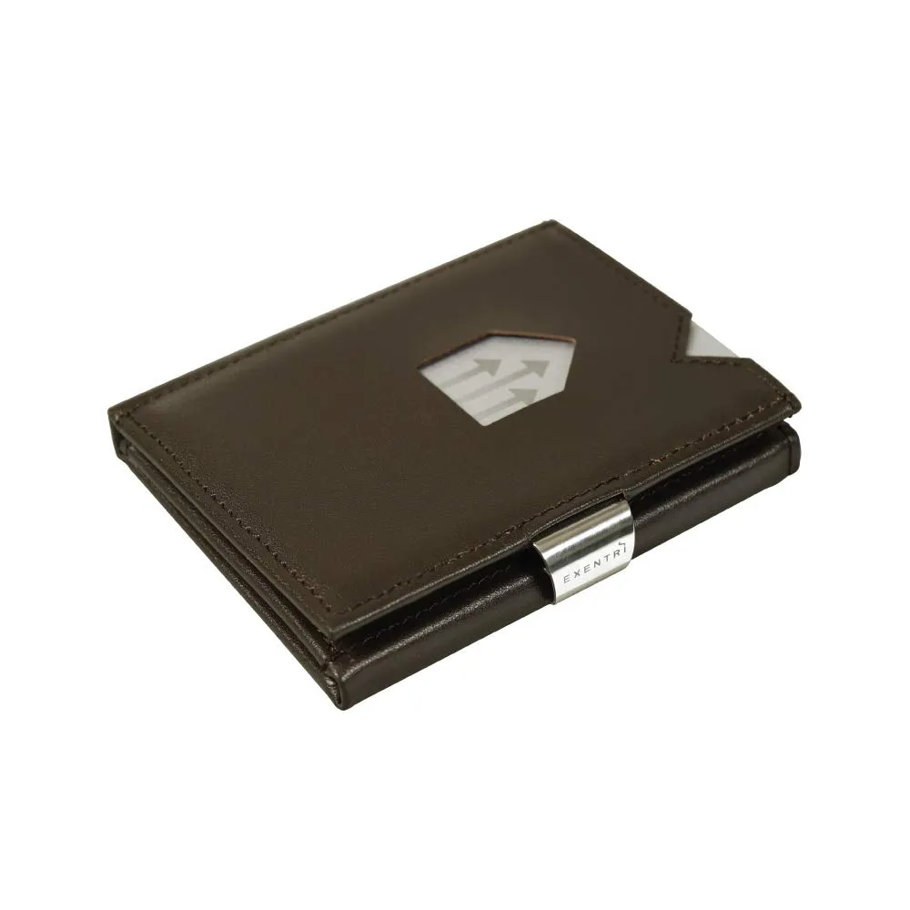 EXENTRI Portafogli tri-fold - Blocco RFID con clip di chiusura in acciaio inossidabile - immagine 1