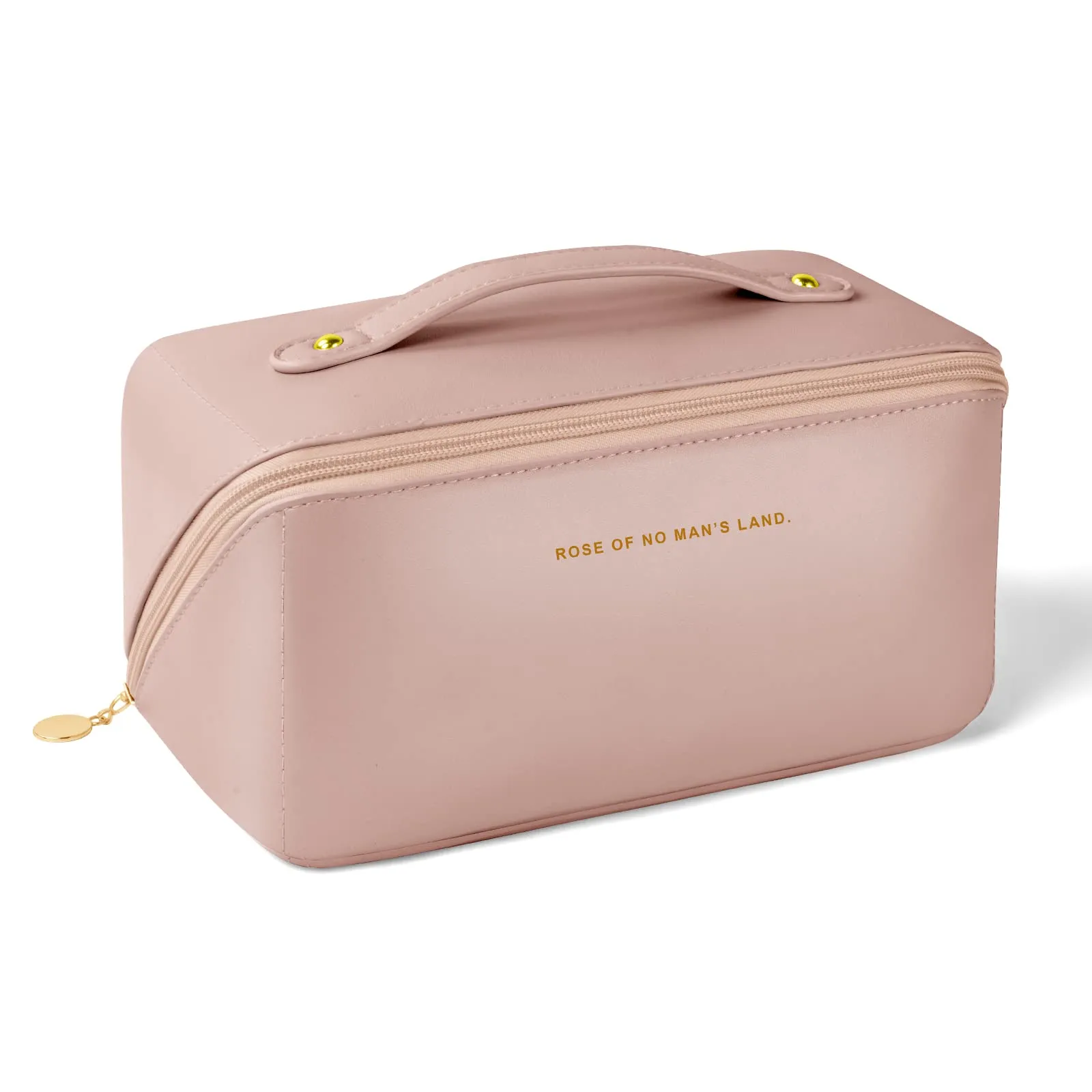 Aucuu Borsa Cosmetica da Viaggio, Beauty Case da Viaggio Donna, Borsa da Viaggio per Cosmetici, Borsa Cosmetica da Donna in Morbida Pelle PU, Borse da Toilette Impermeabile Portatile - immagine 1