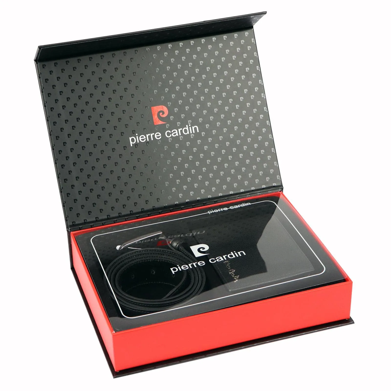 Pierre Cardin Set Regalo da Uomo: Portafoglio e Cintura Elegante in 100% Pelle Naturale - Minimalista per Natale, Anniversario, Compleanno - in Scatola, Cintura 120 cm - immagine 6
