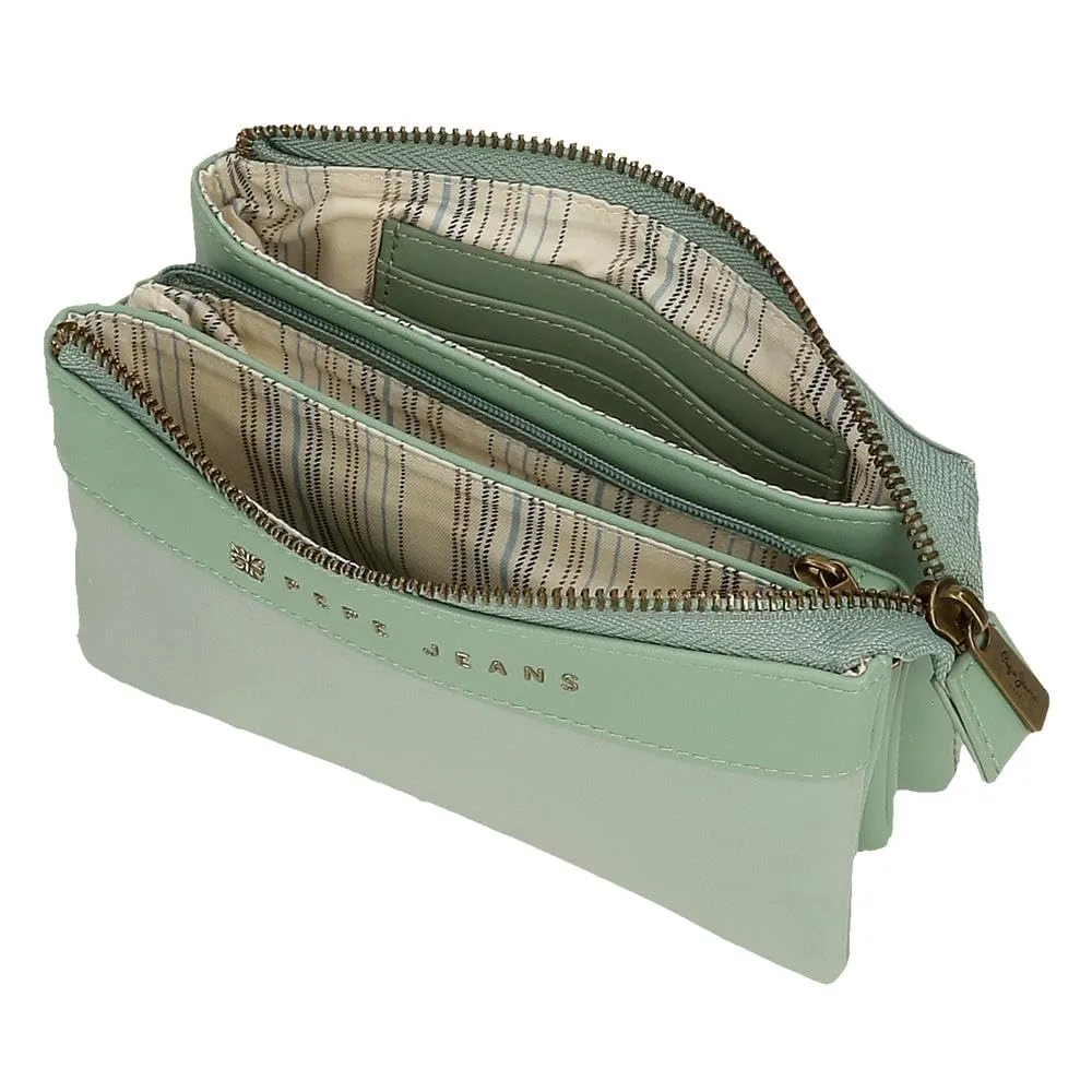 Pepe Jeans Morgan, borse da donna e accessori da viaggio, in similpelle beige, nera e verde, di Joumma Bags - immagine 4