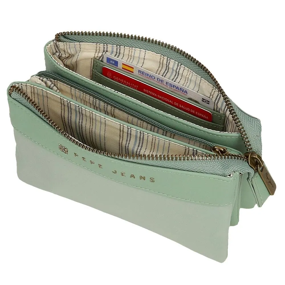 Pepe Jeans Morgan, borse da donna e accessori da viaggio, in similpelle beige, nera e verde, di Joumma Bags - immagine 5