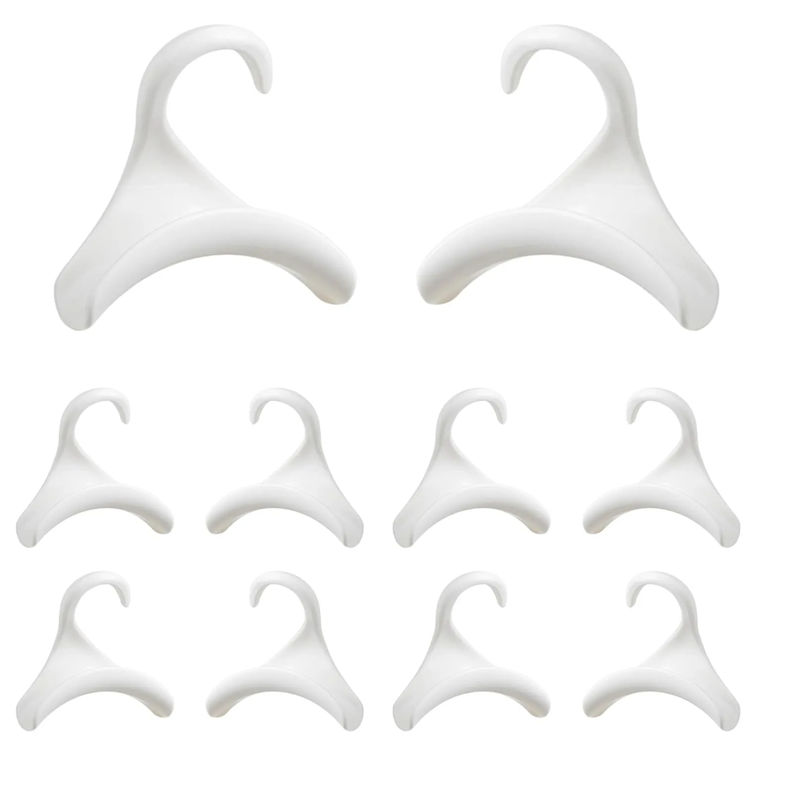 10 Pezzi Ganci per Borse Appendiabiti PP Appendi Borse Hook Portaborse - immagine 1