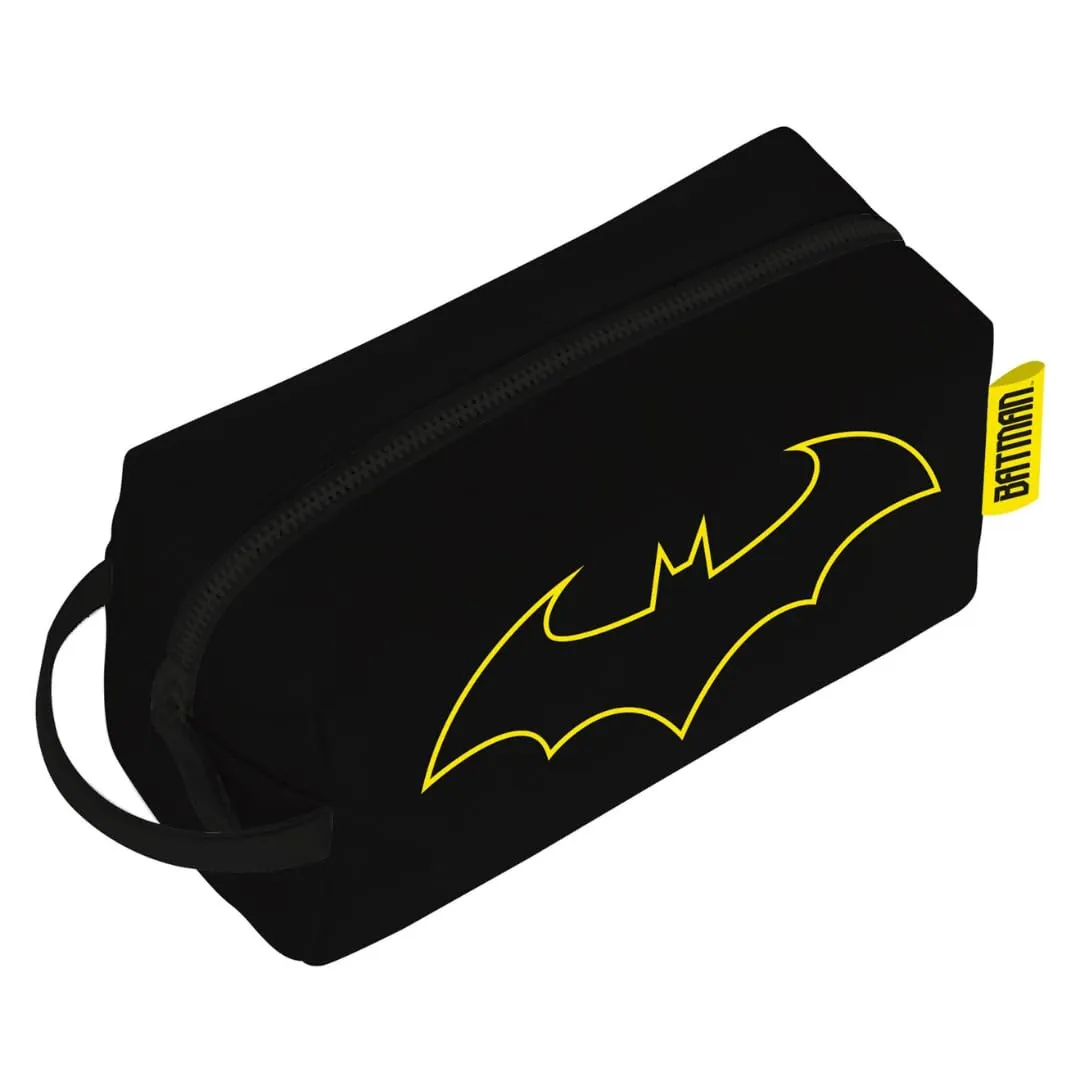 ARDITEX, Batman Beauty Case Impermeabile, Borsa da Toilette per Uomo e Bambino, Astuccio 100% PU, Ideale per organizzare Prodotti per l’Igiene o i tuoi piccoli Oggetti, 3 x 22 x 8 cm - immagine 1
