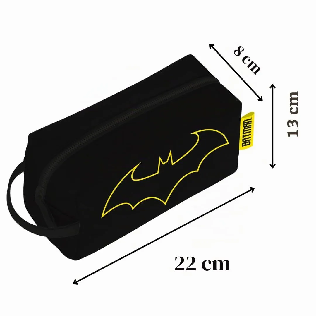 ARDITEX, Batman Beauty Case Impermeabile, Borsa da Toilette per Uomo e Bambino, Astuccio 100% PU, Ideale per organizzare Prodotti per l’Igiene o i tuoi piccoli Oggetti, 3 x 22 x 8 cm - immagine 2
