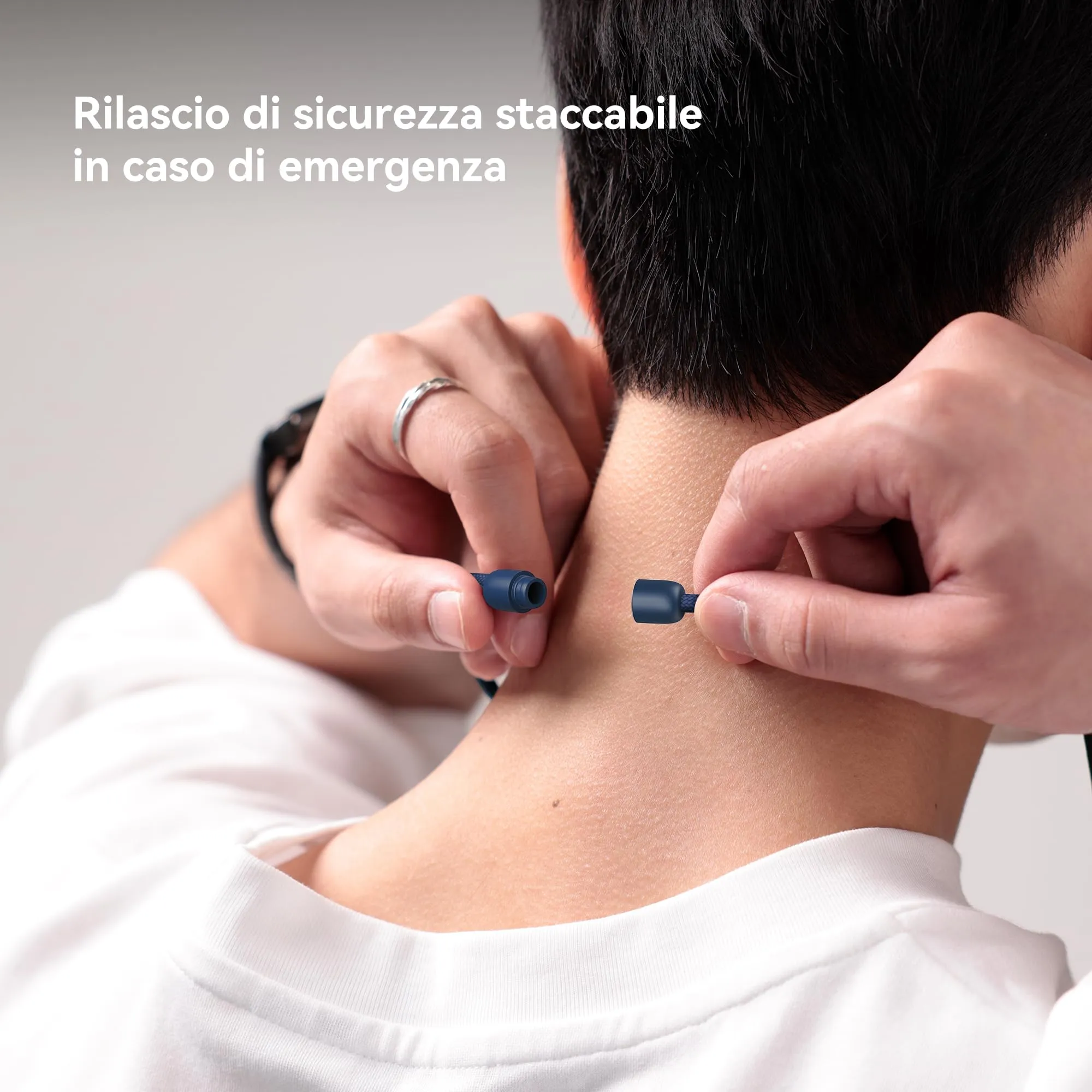 SANTLET Cordino per Portabadge, Silicone Morbido, Cavo Retrattile - immagine 7