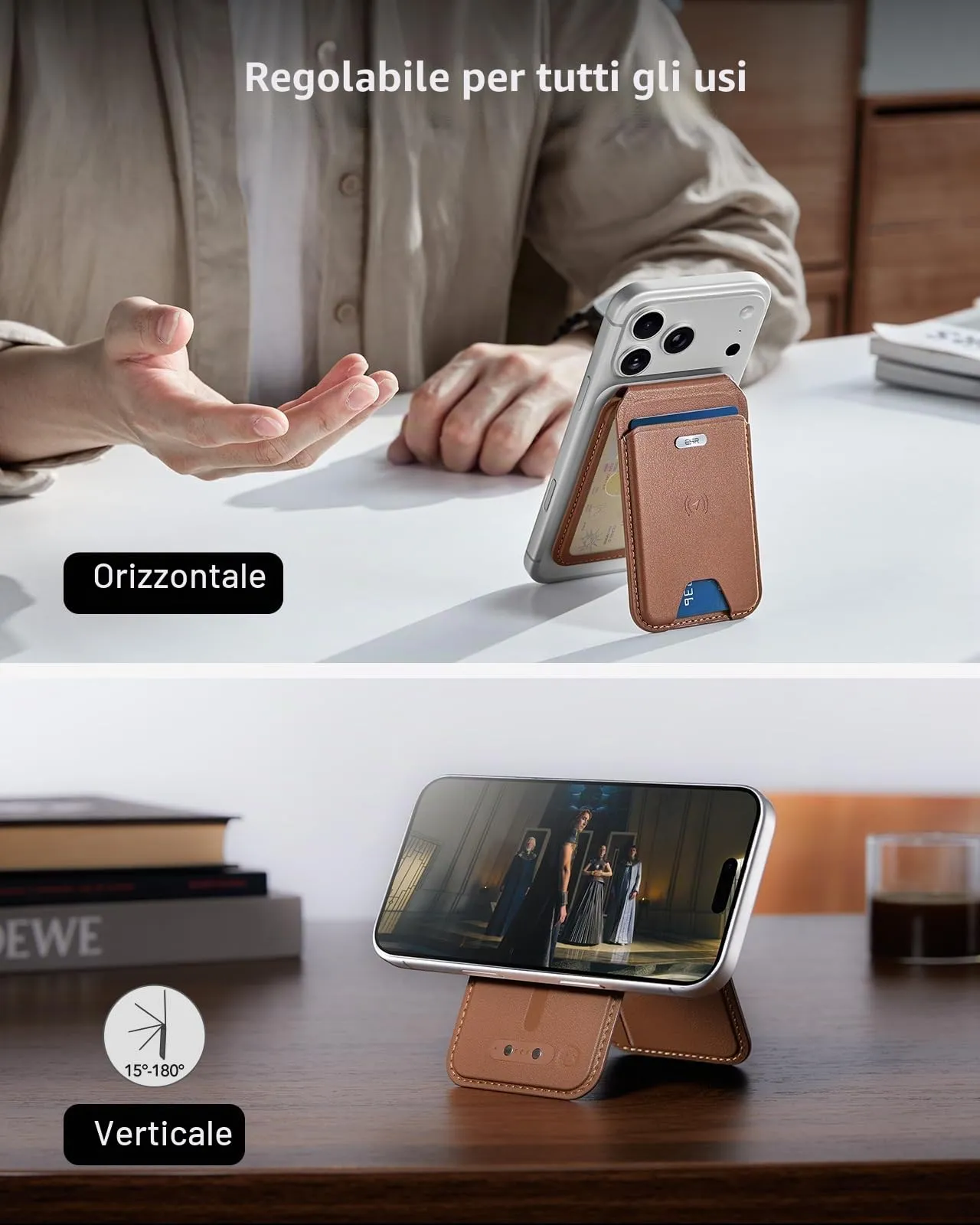 ESR Portafoglio MagSafe con Funzionalità completa con App Dov'è di FindMy - immagine 7
