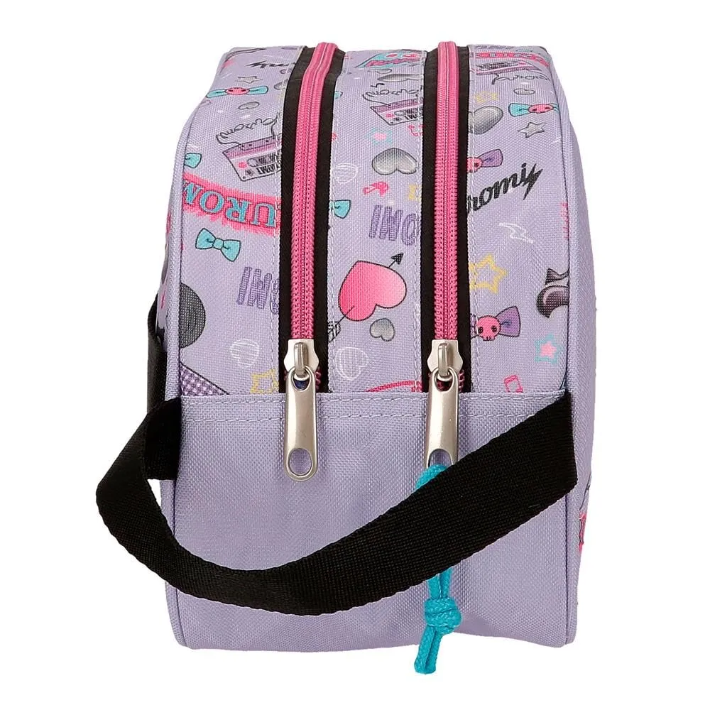 Sanrio Kuromi Retropop Due Scomparti Adattabile Case Viola 26x16x11 cm Poliestere - immagine 2