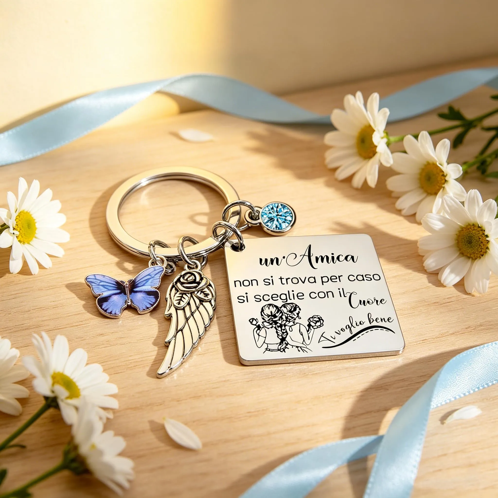 Portachiavi Regalo Amica Speciale,Regalo Migliore Amica,Natale Regalo Portachiavi Amicizia,Idee Regalo Amici,Regalo Sorella Amici Collega Donna Colleghe Natale Regalo,Regali Da Fare Alla Sorella (2) - immagine 2