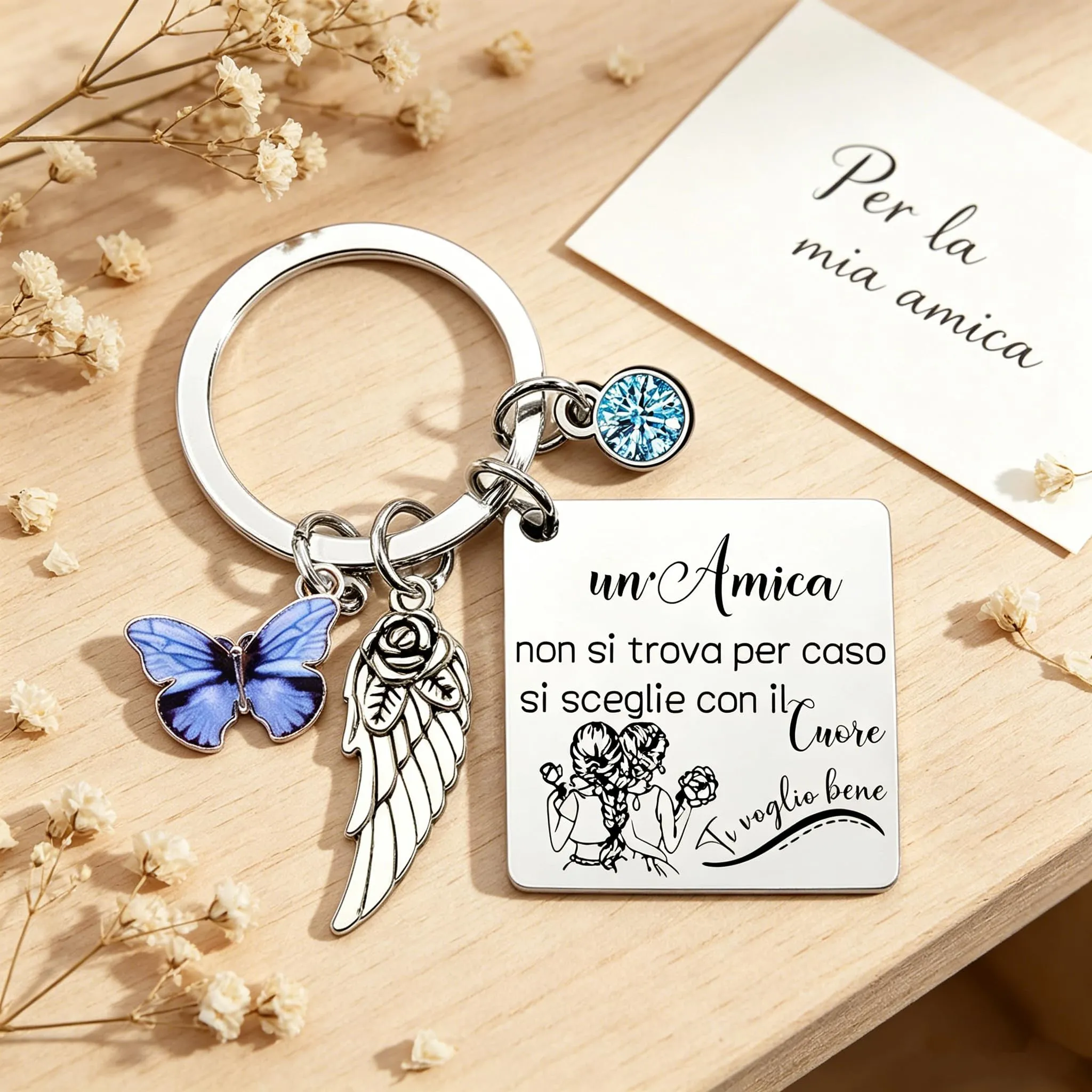 Portachiavi Regalo Amica Speciale,Regalo Migliore Amica,Natale Regalo Portachiavi Amicizia,Idee Regalo Amici,Regalo Sorella Amici Collega Donna Colleghe Natale Regalo,Regali Da Fare Alla Sorella (2) - immagine 4