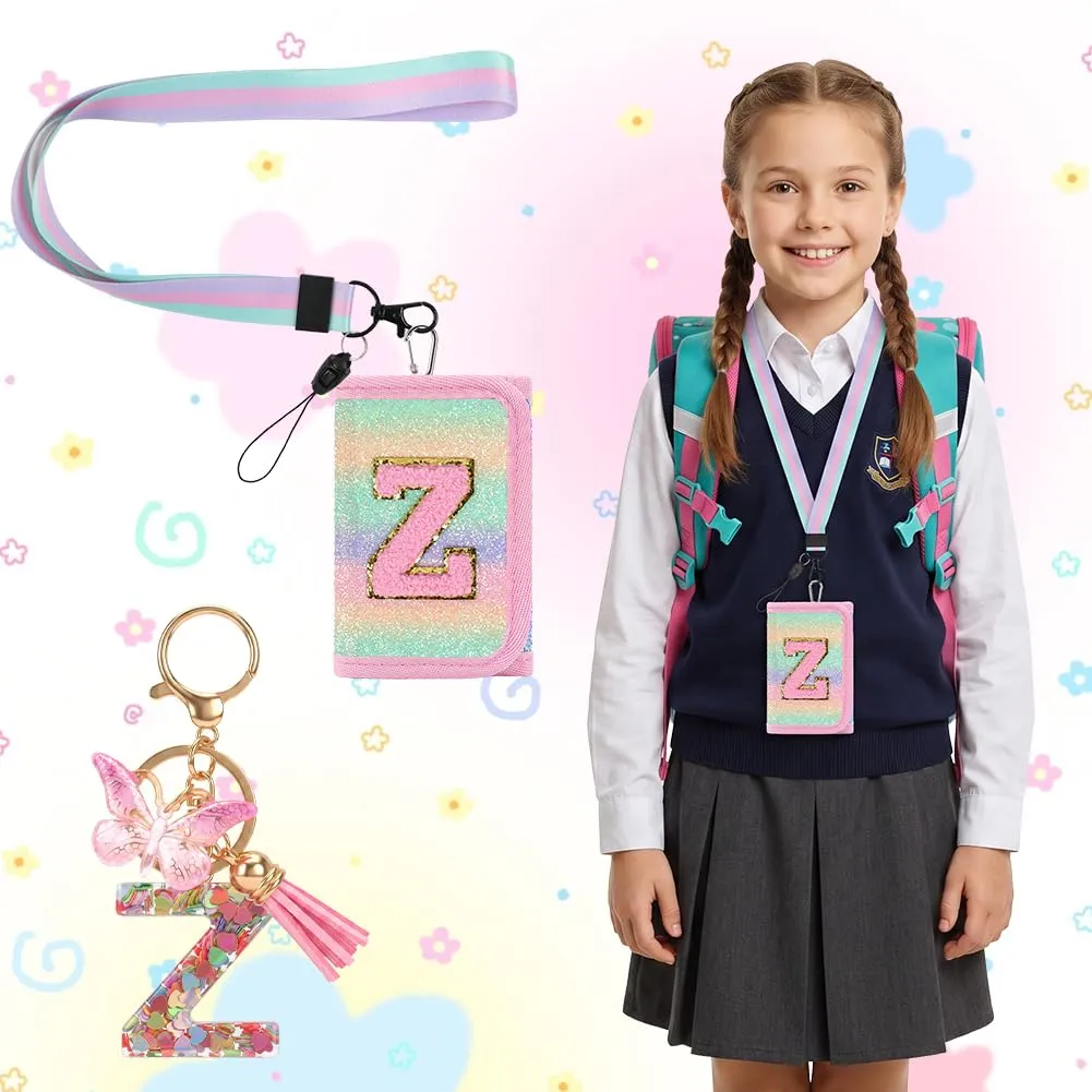 OSDUE Portafoglio Bambini, Portamonete Tre Ante, con Cinghie, Portachiavi Z - immagine 6