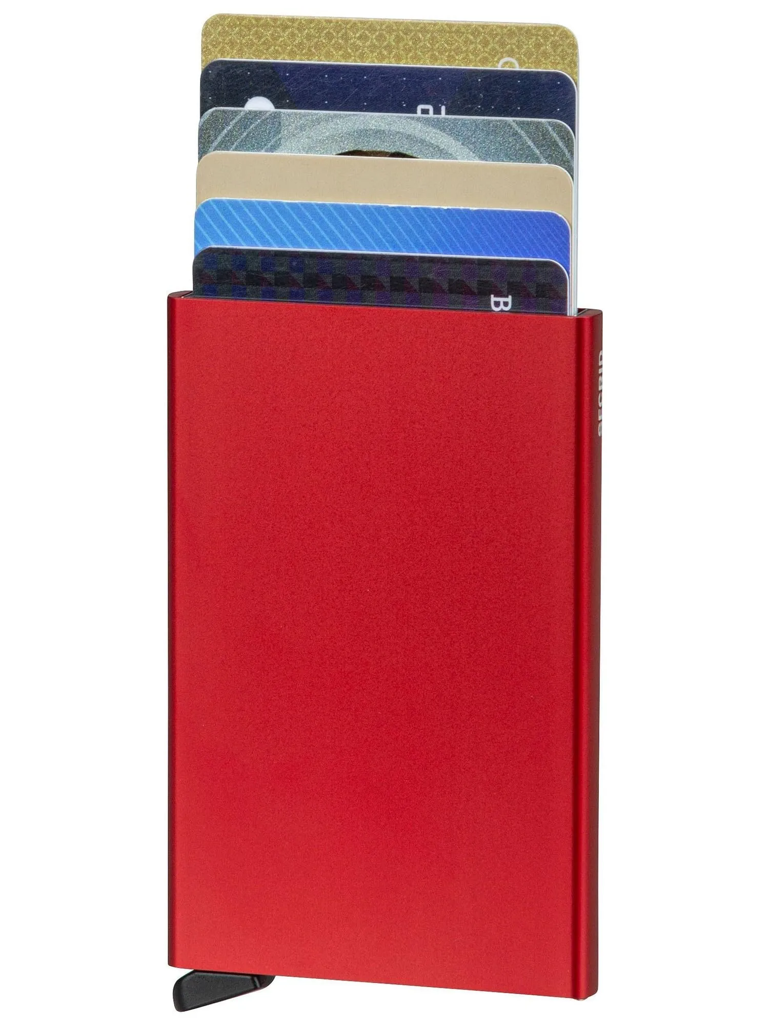 Secrid Il Cardprotector non è solo il portafoglio più minimalista, ma è anche il cuore di tutti i prodotti alluminio, protegge le carte da piegamenti, rotture e comunicazioni RFID e NFC. Ca - immagine 3