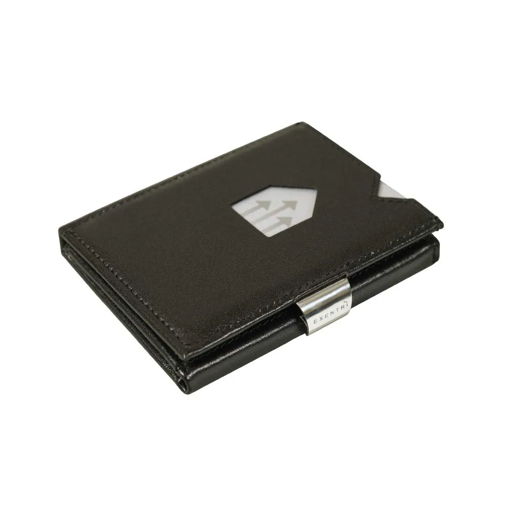 EXENTRI Portafogli tri-fold - Blocco RFID con clip di chiusura in acciaio inossidabile - immagine 1
