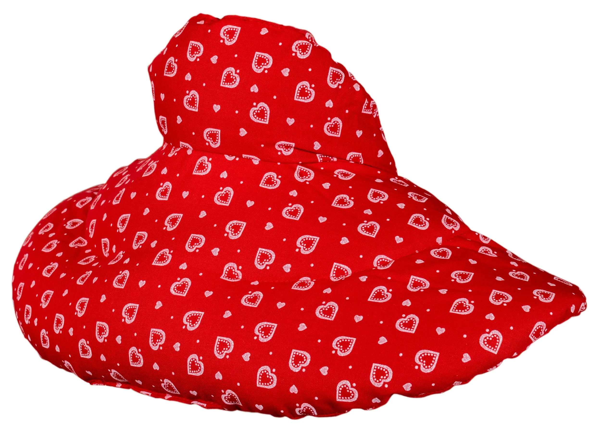 Cuscino del collo, cuori rosso Cuscino Semi di grano, terapia caldo e freddo - immagine 6