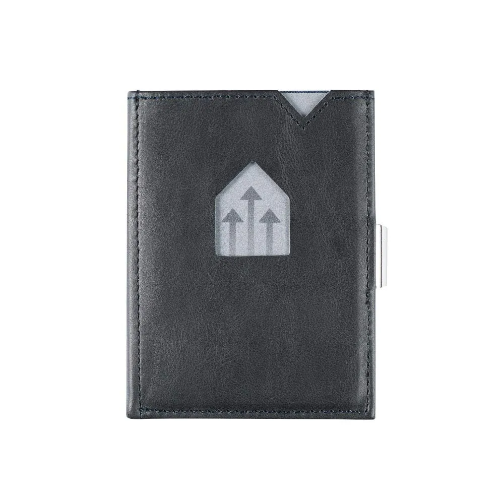 EXENTRI Portafogli tri-fold - Blocco RFID con clip di chiusura in acciaio inossidabile - immagine 3