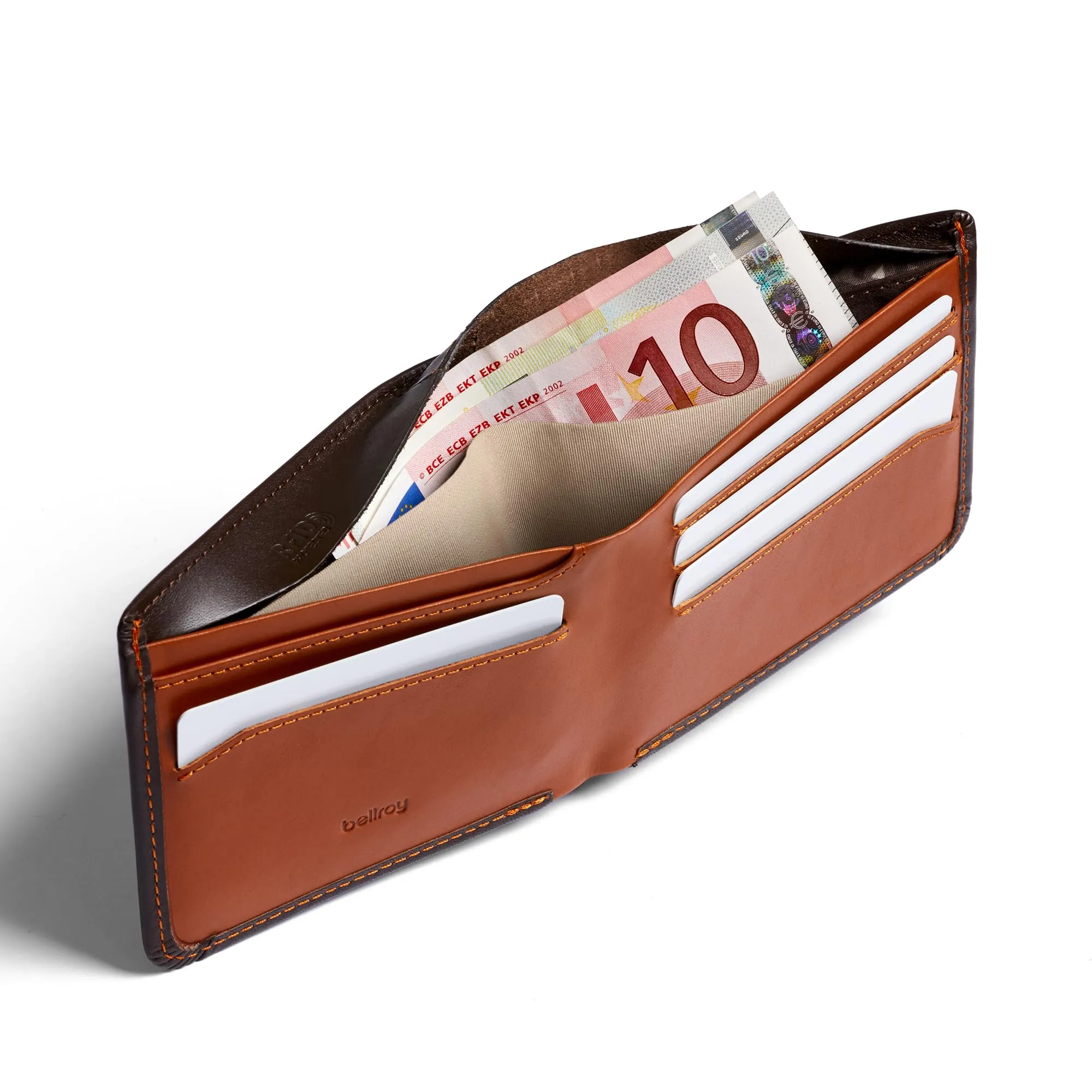 Bellroy Hide & Seek Wallet (sottile portafoglio in pelle, blocco RFID, da 5 a 12 carte con una sezione nascosta) - Java - immagine 5