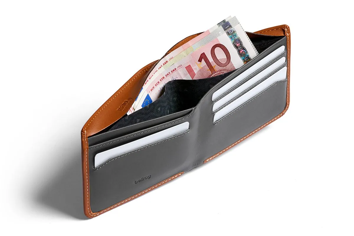 Bellroy Hide & Seek, Portafoglio in pelle con blocco RFID - Caramel - immagine 6