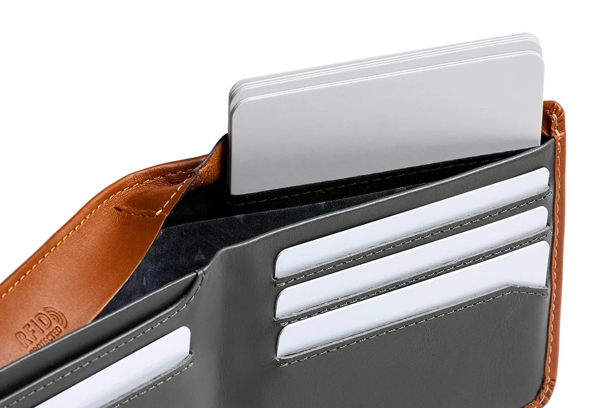 Bellroy Hide & Seek, Portafoglio in pelle con blocco RFID - Caramel - immagine 8