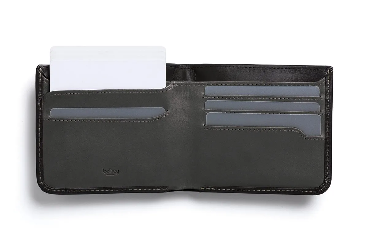 Bellroy Hide & Seek Wallet (sottile portafoglio in pelle, blocco RFID, da 5 a 12 carte con una sezione nascosta) - Black - immagine 2