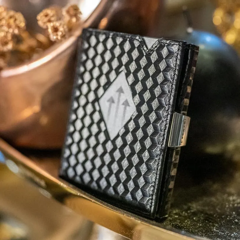 EXENTRI Portafogli tri-fold - Blocco RFID con clip di chiusura in acciaio inossidabile - immagine 8