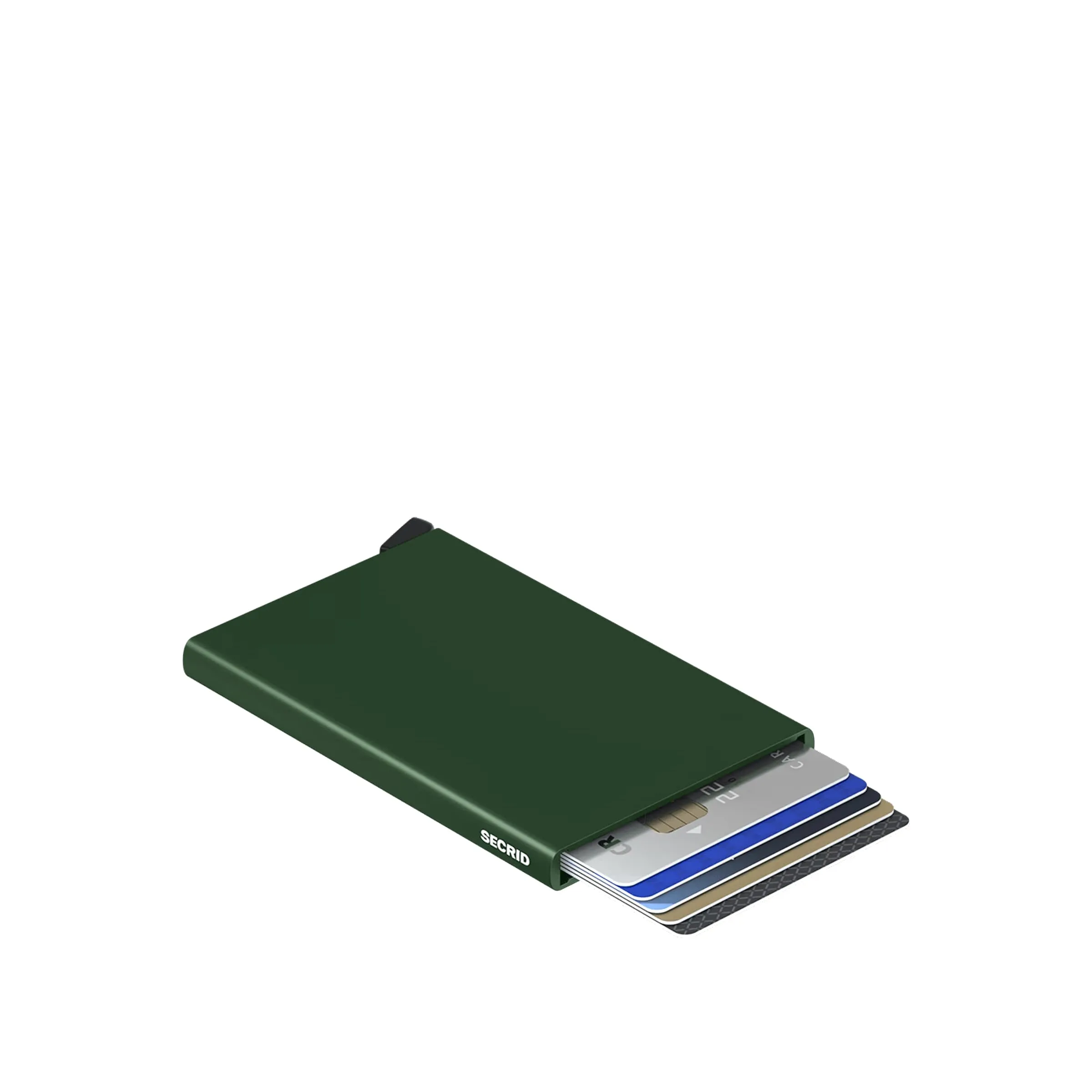 Secrid Porta carte da viaggio da uomo in formato busta, verde, 6,3 x 10,2 x 0,8 cm, Classico - immagine 2