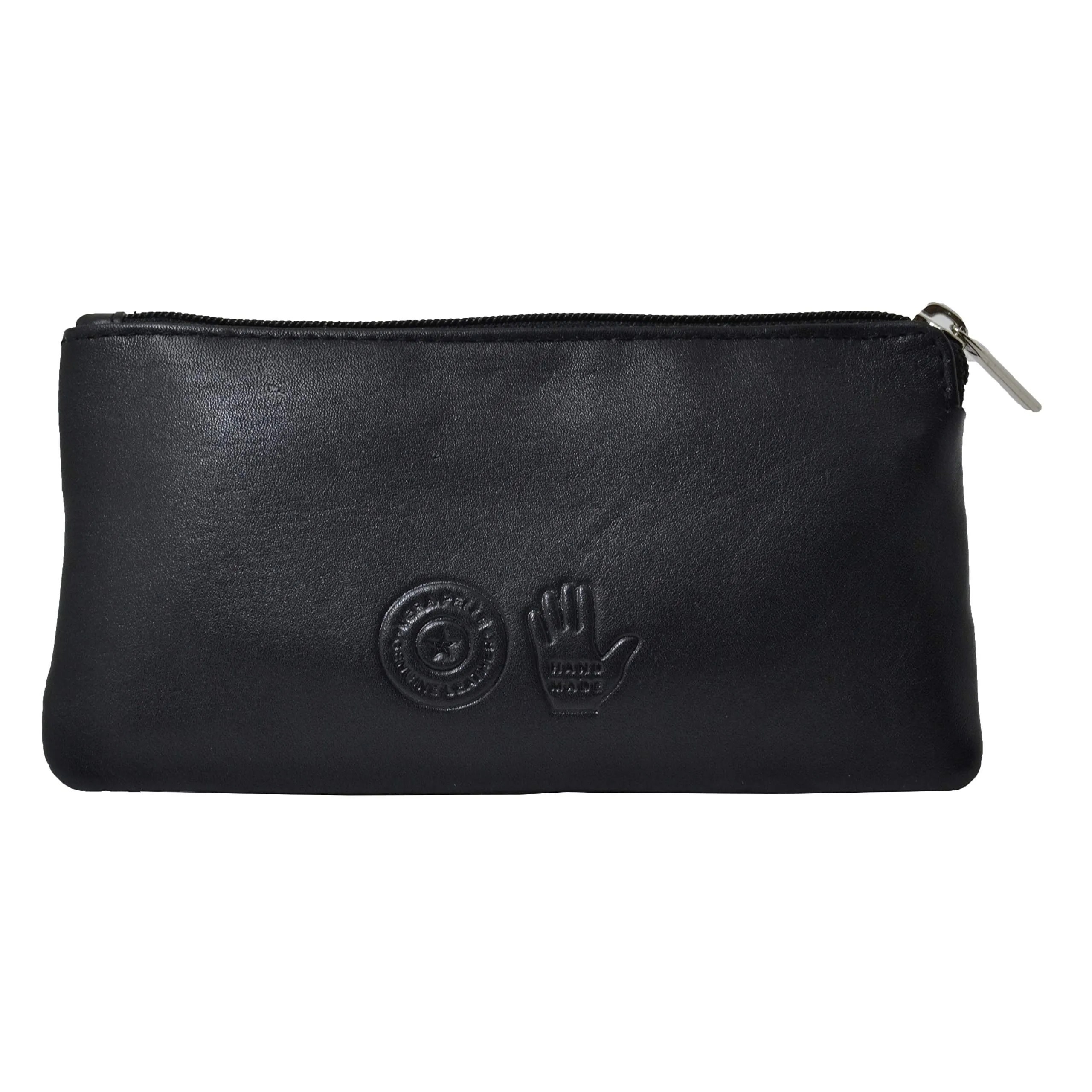 CONTE MASSIMO Portachiavi Per Uomo e Donna, Vera Pelle, 2 Tasche con Cerniera e Ganci, Con Scatola Regalo - immagine 3