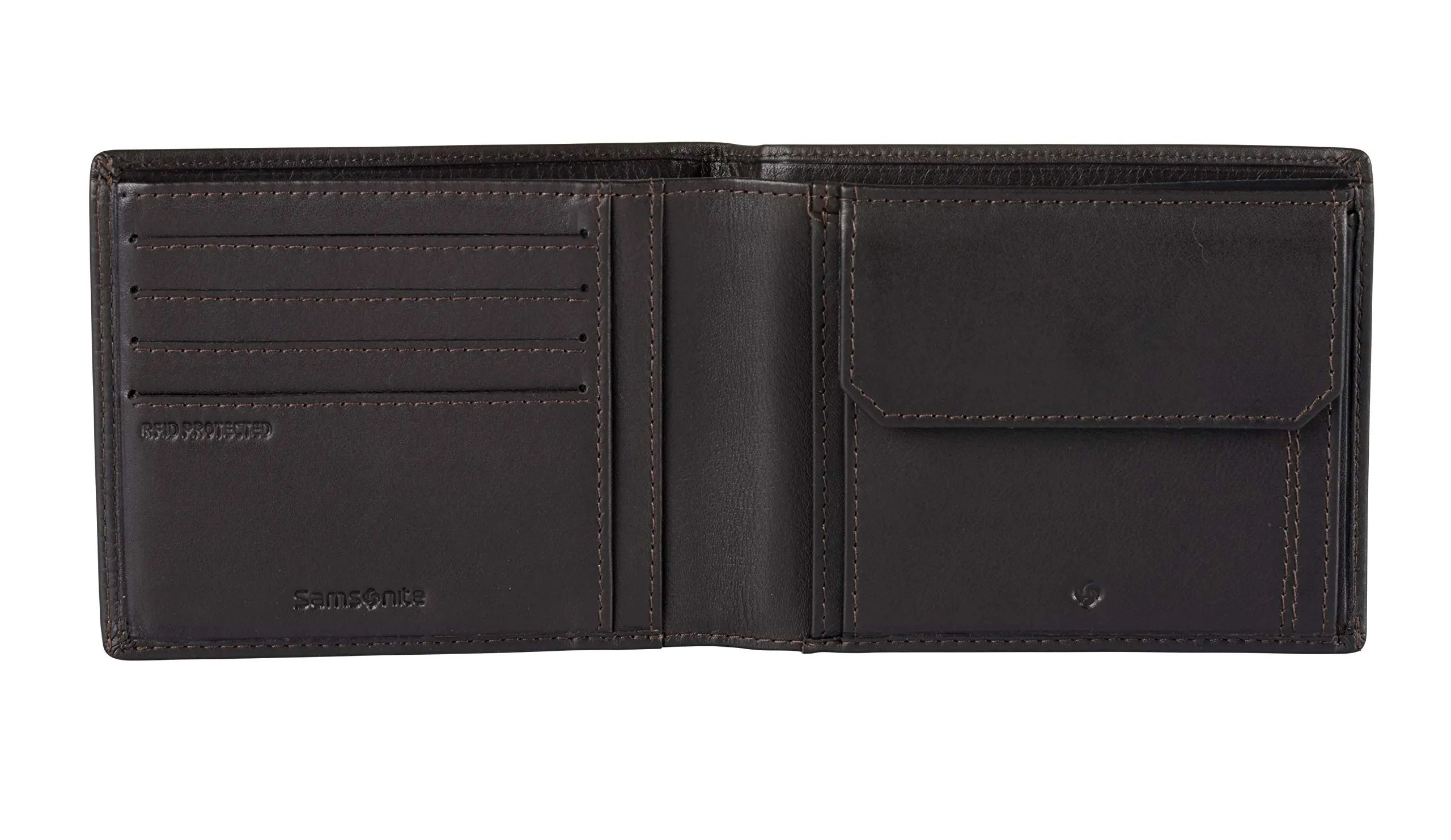 Samsonite Attack 2 SLG - Portafoglio, 12.2 cm, Marrone (Ebony Brown) - immagine 2