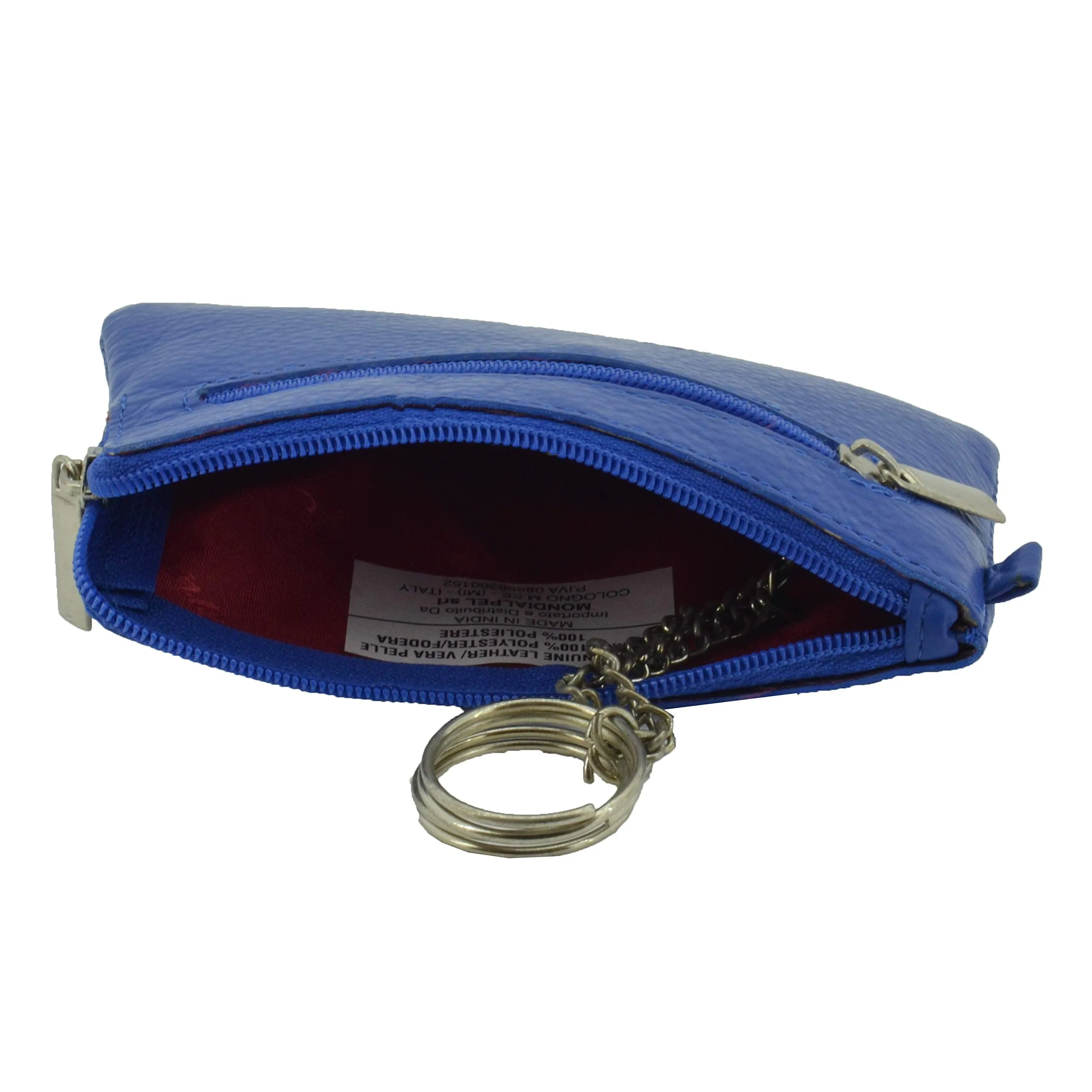 CM Conte Massimo Portachiavi Vera Pelle Uomo Donna, Custodia Chiavi con Cerniera e Scomparti, Elegante Idea Regalo - immagine 5