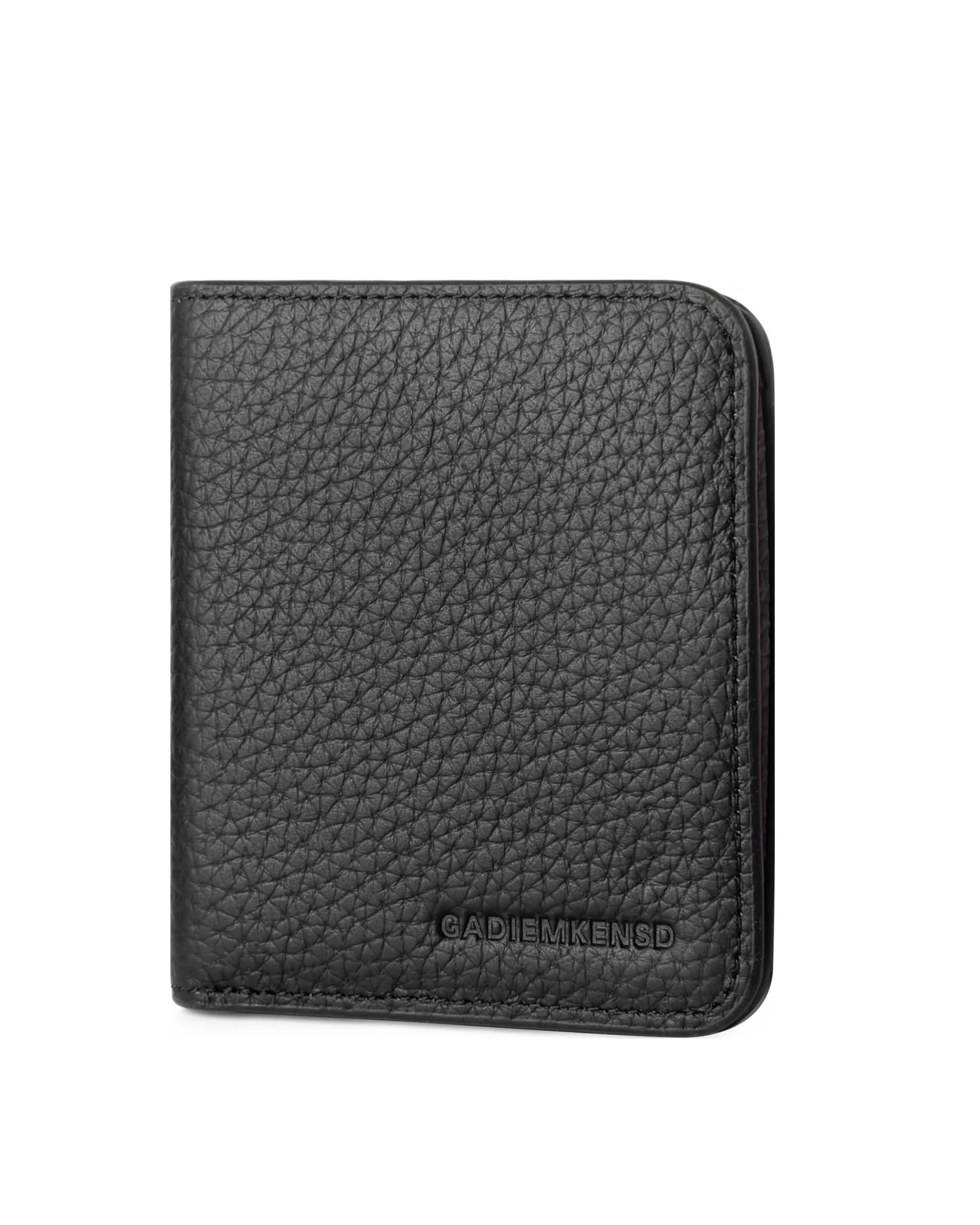GADIEMKENSD Small Wallet Bifold Credit Card Holder Genuine Leather Coin Purse RFID Blocking Mini Compact Pocket Wallet with Zipper Ultra Slim Minimalist Black - immagine 7