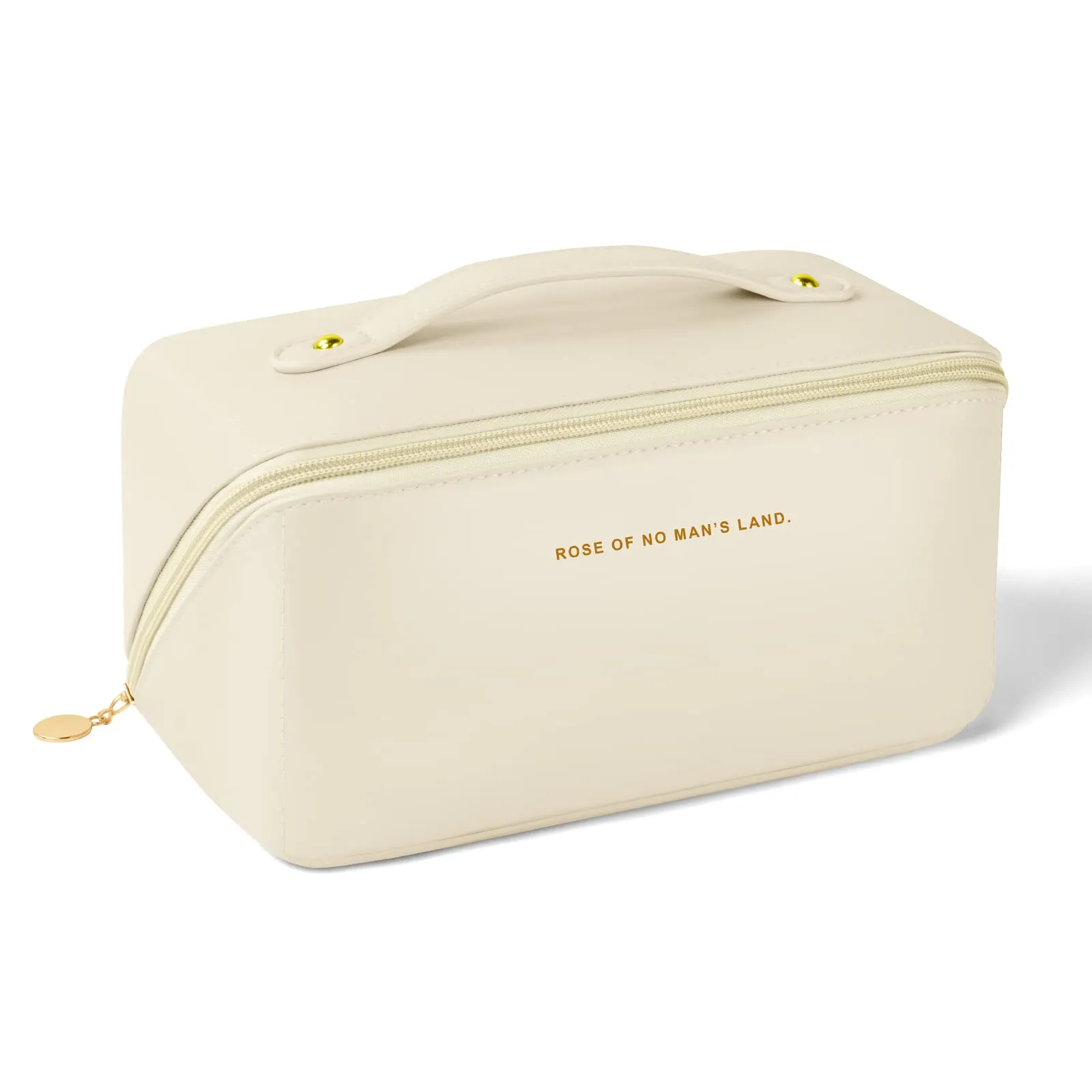 Aucuu Borsa Cosmetica da Viaggio, Beauty Case da Viaggio Donna, Borsa da Viaggio per Cosmetici, Borsa Cosmetica da Donna in Morbida Pelle PU, Borse da Toilette Impermeabile Portatile - immagine 1