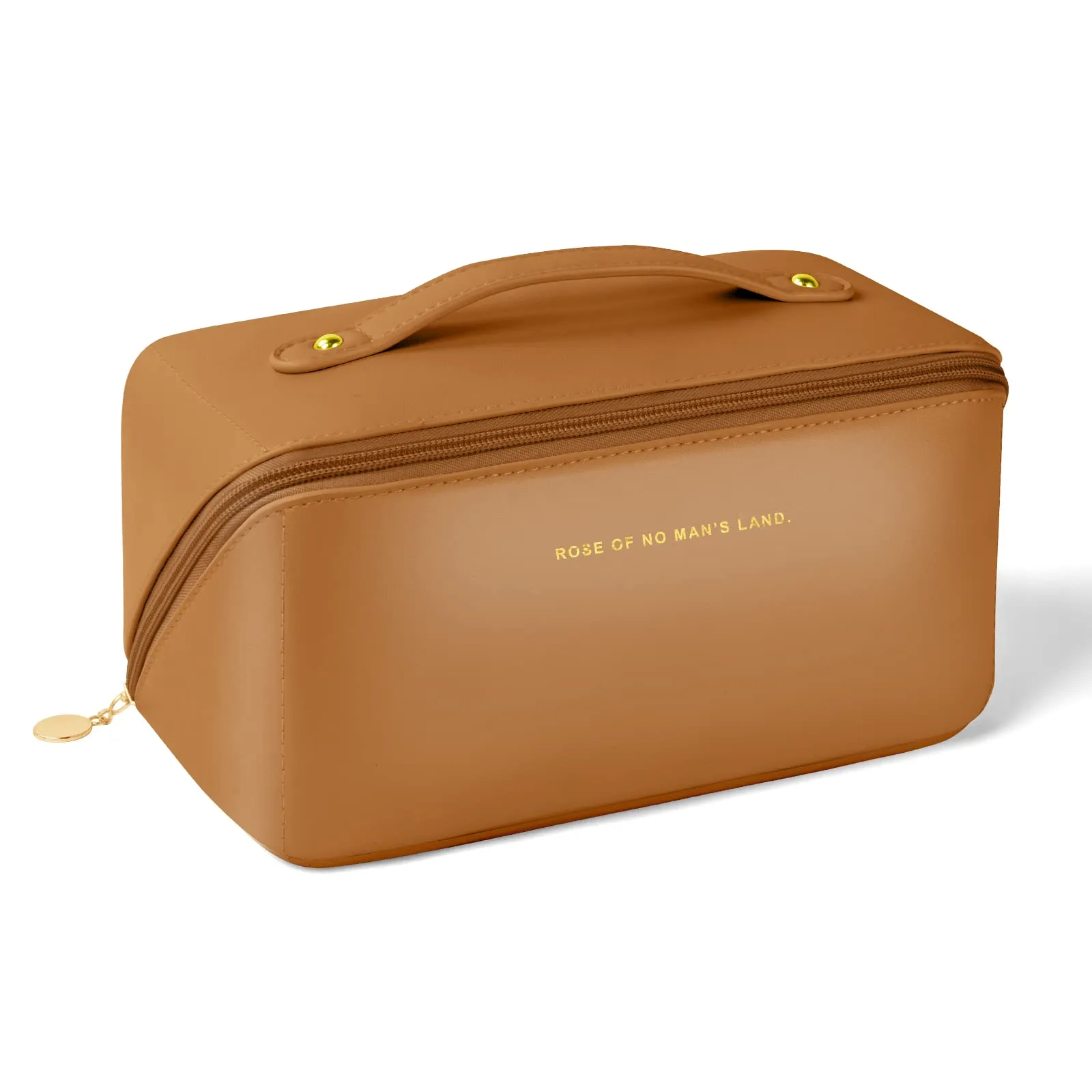Aucuu Borsa Cosmetica da Viaggio, Beauty Case da Viaggio Donna, Borsa da Viaggio per Cosmetici, Borsa Cosmetica da Donna in Morbida Pelle PU, Borse da Toilette Impermeabile Portatile - immagine 1