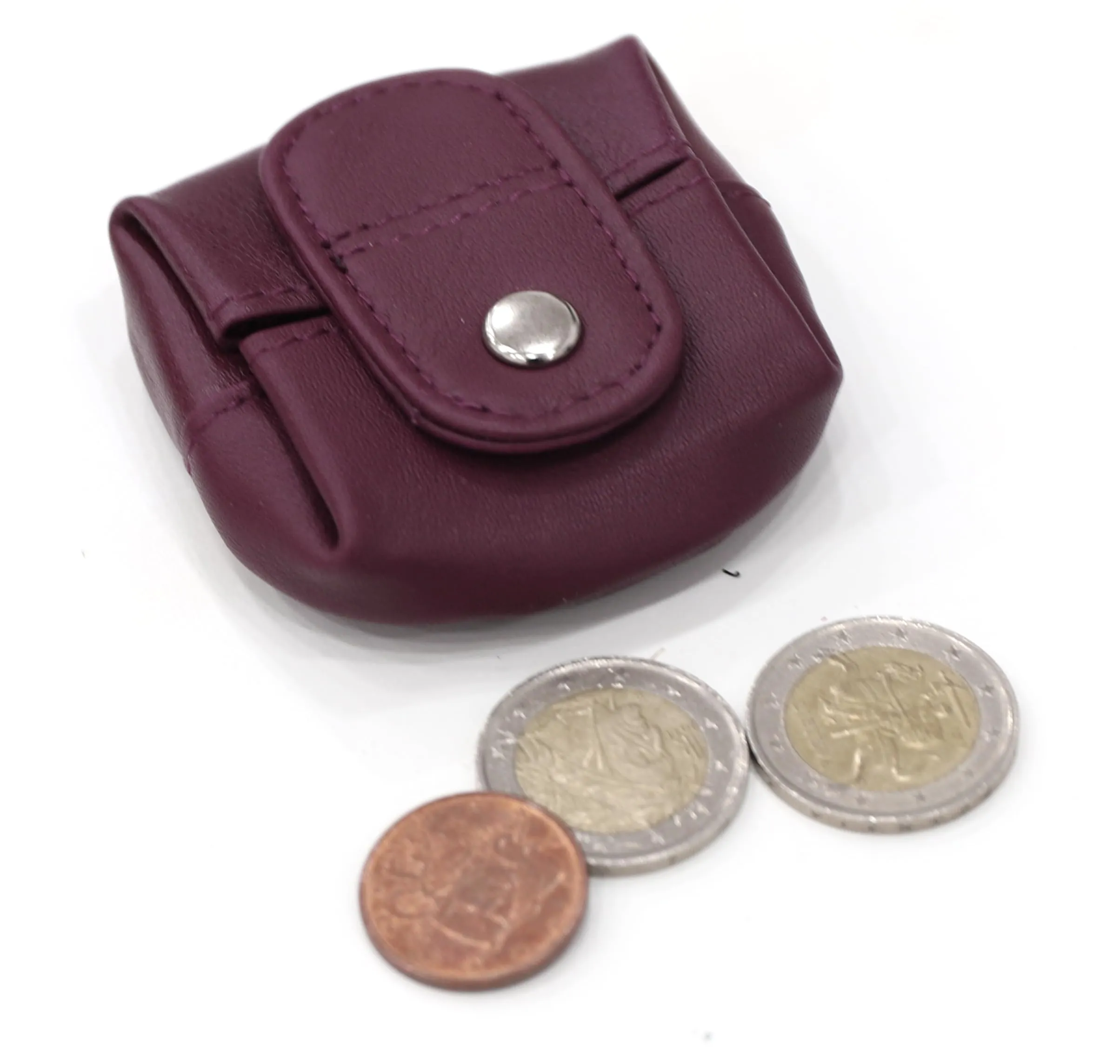 Van Der Rich ® - Portamonete Piccolo Pelle - Donna/Uomo (Lila) - immagine 2