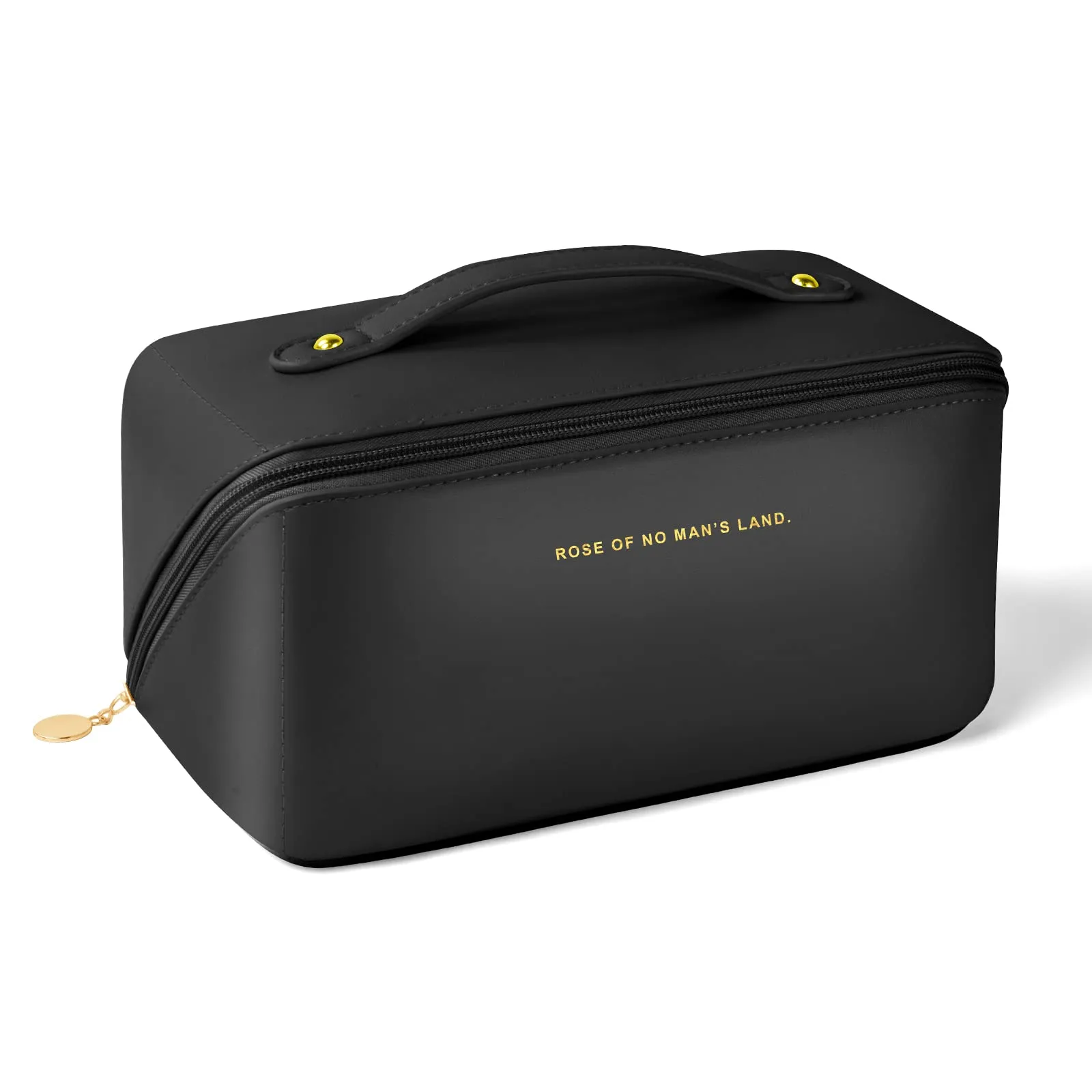 Aucuu Borsa Cosmetica da Viaggio, da Donna, per Cosmetici, in Morbida Pelle PU, Beauty Case da Toilette Impermeabile Portatile - immagine 1