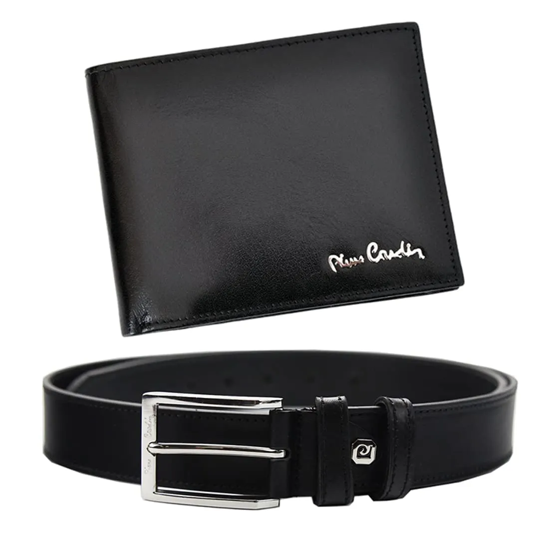 Pierre Cardin Set regalo da uomo portafoglio e cintura elegante - immagine 1