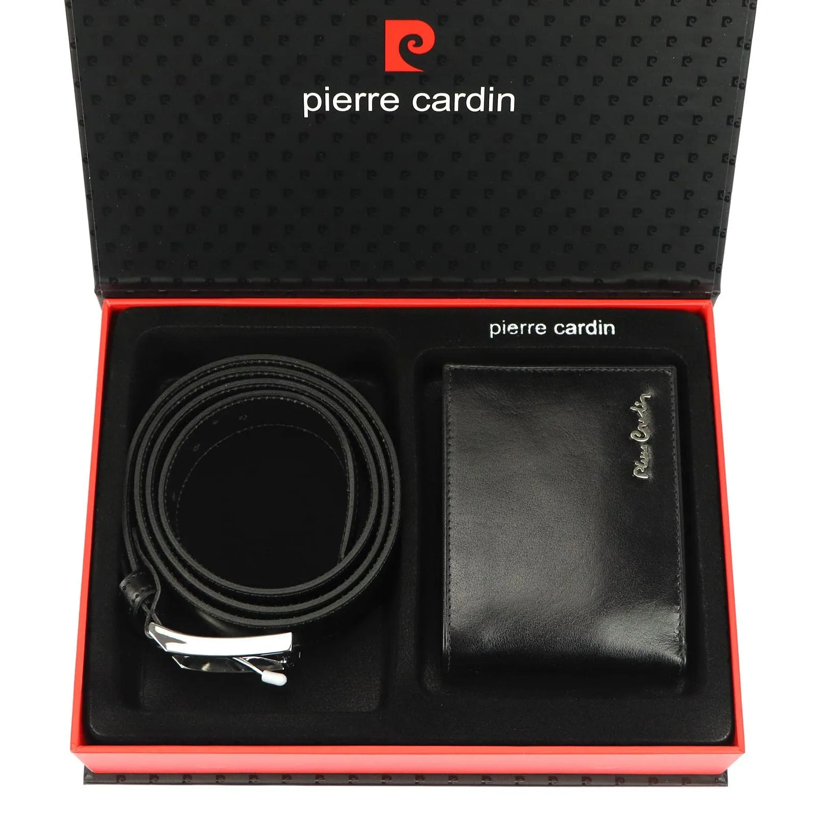 Pierre Cardin Set regalo da uomo portafoglio e cintura elegante realizzato - immagine 2