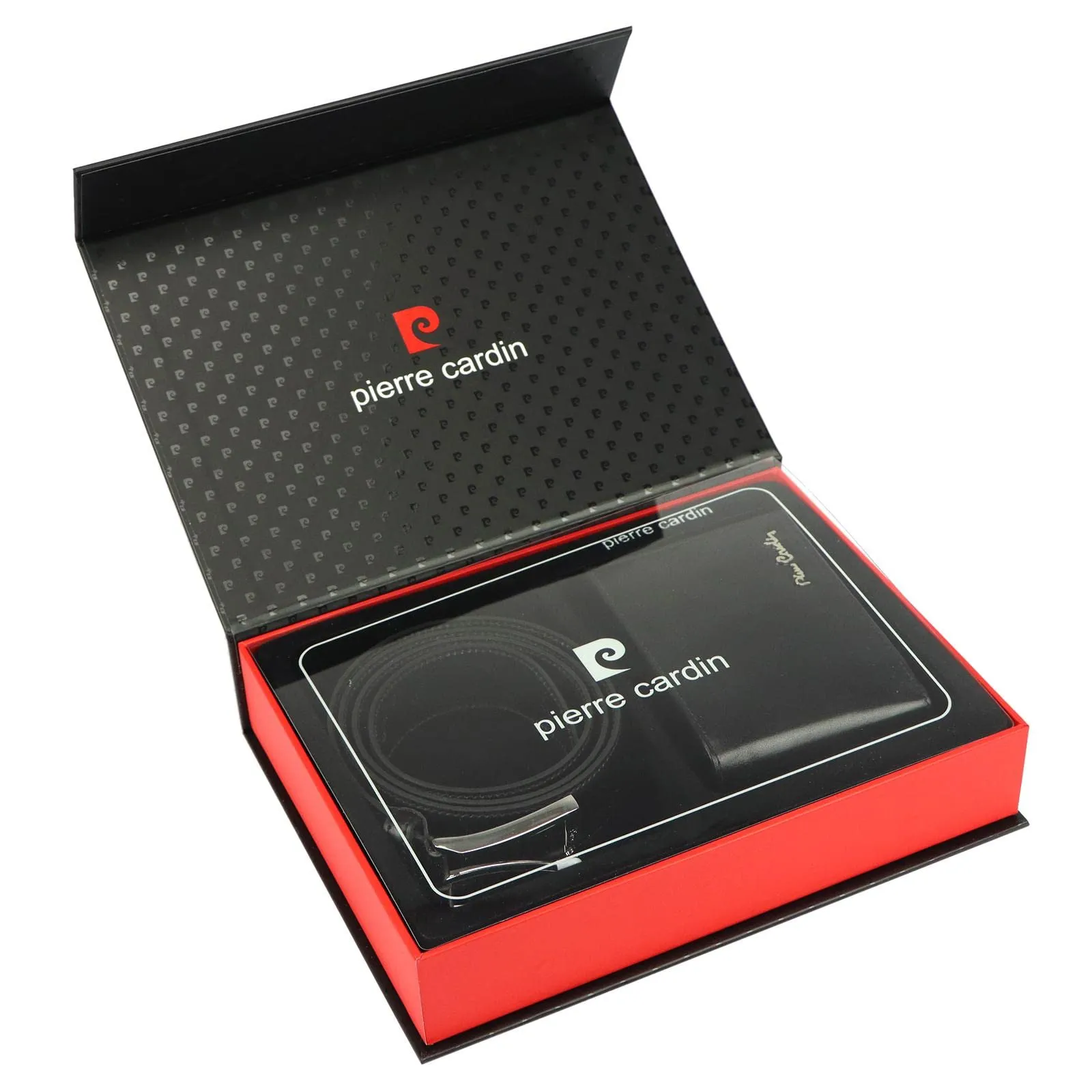 Pierre Cardin Set regalo da uomo portafoglio e cintura elegante realizzato - immagine 5