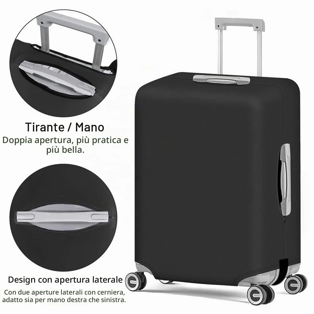 Flintronic Cover Proteggi Copertura per Valigie, 26-28 Pollici Coperture per Valigie, Elastico Cover Proteggi Valigia, Copri Valigia, Coperchio per Bagagli (con Etichetta/Cinghia per Bagagli) - immagine 4