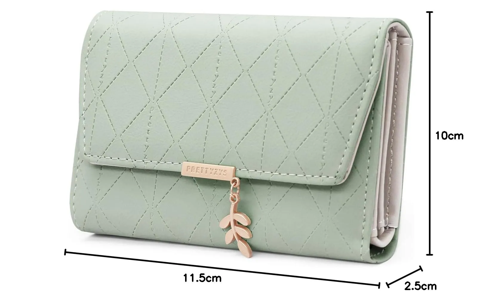 REETEE Portafoglio Donna Piccolo in Pelle PU Corto Portafogli Donna con Portamonete di Cerniera, Small Portamonete Donna con 6 Slot Schede Mini Portafoglio Donna - immagine 8