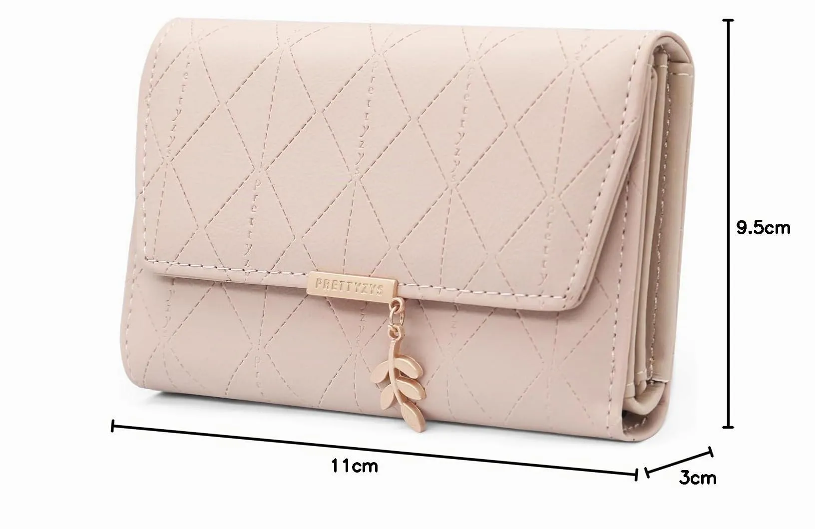REETEE Portafoglio Donna Piccolo in Pelle PU Corto Portafogli Donna con Portamonete di Cerniera, Small Portamonete Donna con 6 Slot Schede Mini Portafoglio Donna - immagine 8