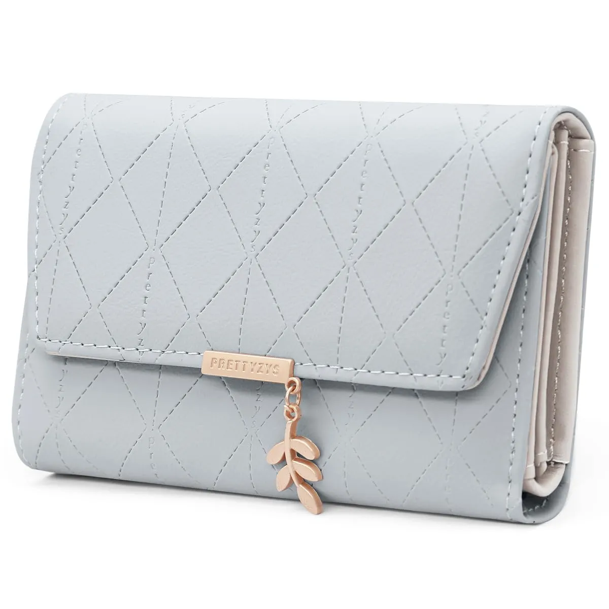 REETEE Portafoglio Donna Piccolo in Pelle PU Corto Portafogli Donna con Portamonete di Cerniera, Small Portamonete Donna con 6 Slot Schede Mini Portafoglio Donna - immagine 1