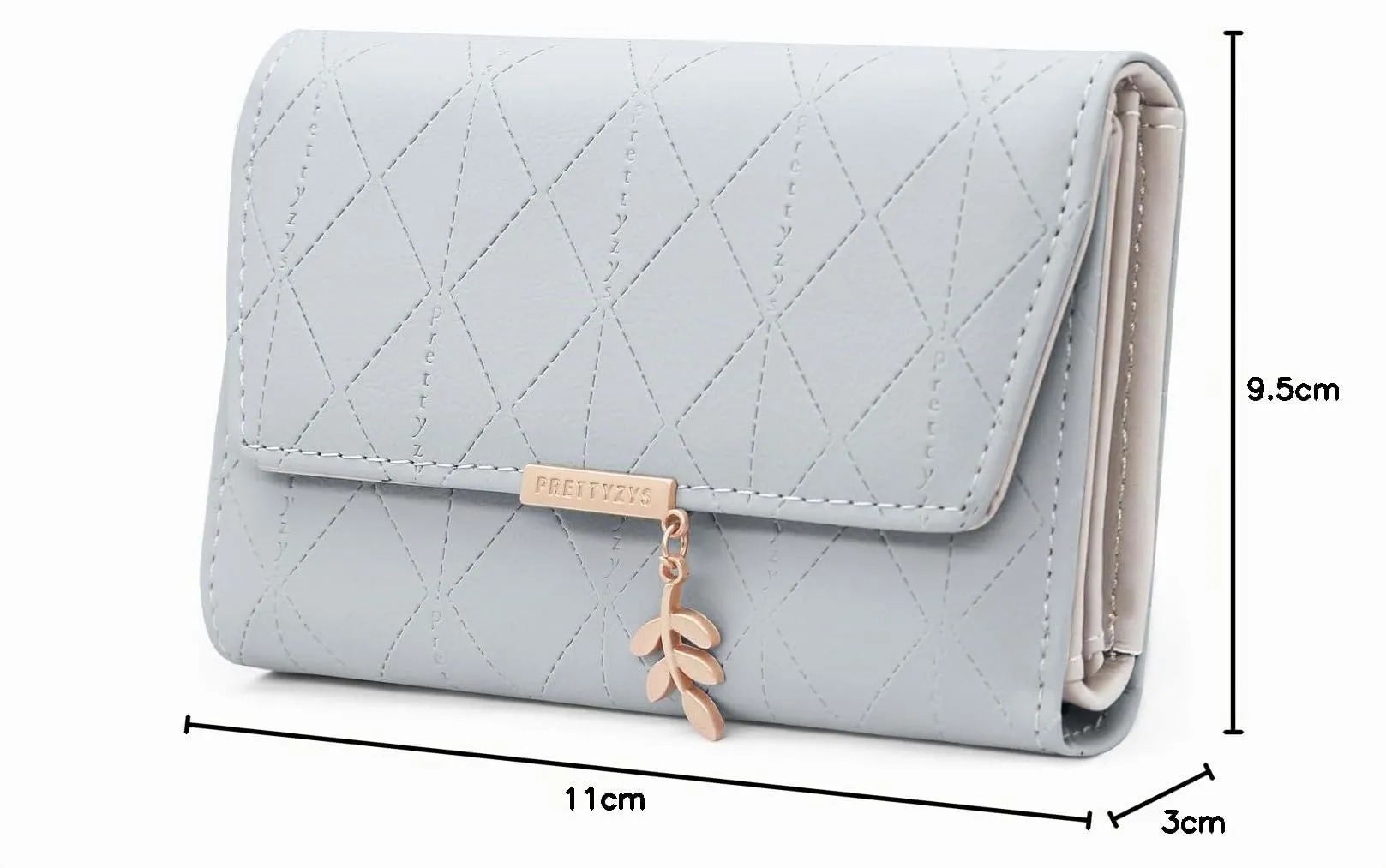 REETEE Portafoglio Donna Piccolo in Pelle PU Corto Portafogli Donna con Portamonete di Cerniera, Small Portamonete Donna con 6 Slot Schede Mini Portafoglio Donna - immagine 8