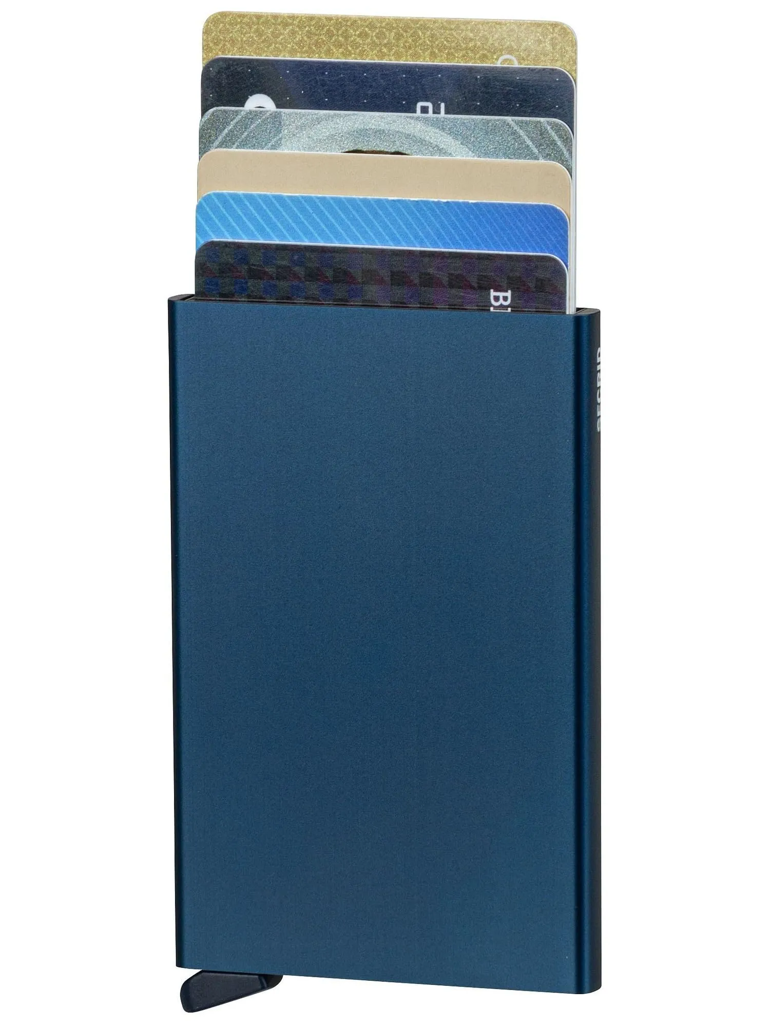 Secrid Porta carte da uomo - Accessorio da viaggio - Formato busta, blu navy, Einheitsgröße, Portafoglio RFID - immagine 3