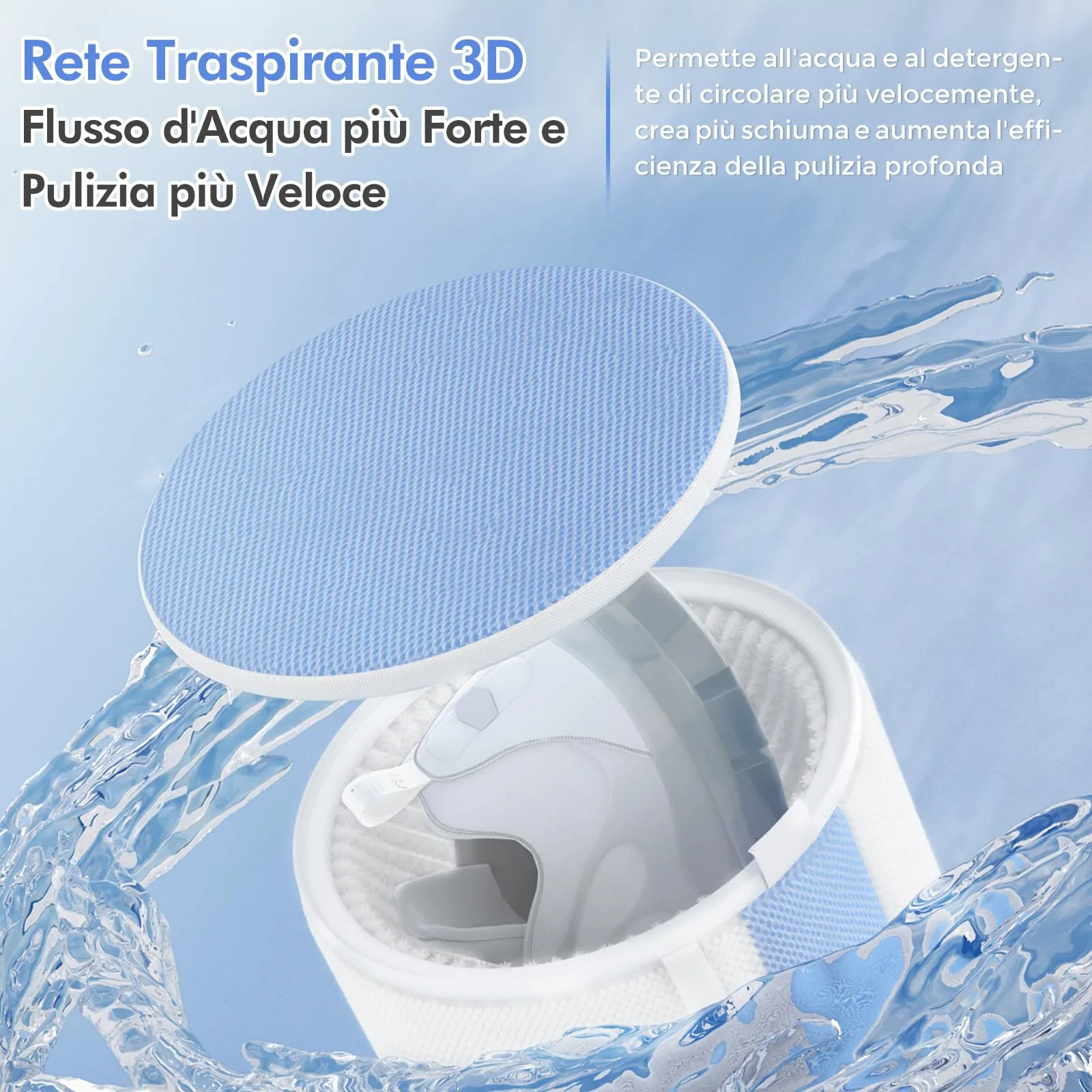 Teletrogy 2 Pezzi Sacchetti per Scarpe Lavanderia Sacchetto Scarpe con Cerniera Nascosta, Pulizia a 360° Tutto Campo, Riutilizzabile e Anti-Deformazione per Sacchetto Scarpe Lavatrice, Bianco - immagine 2