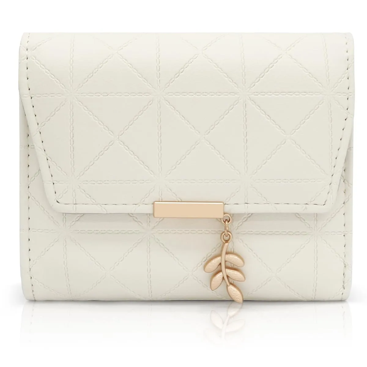 REETEE Portafoglio Donna Piccolo in Pelle PU Corto Portafogli Donna con Portamonete di Cerniera, Small Portamonete Donna con 6 Slot Schede Mini Portafoglio Donna - immagine 1