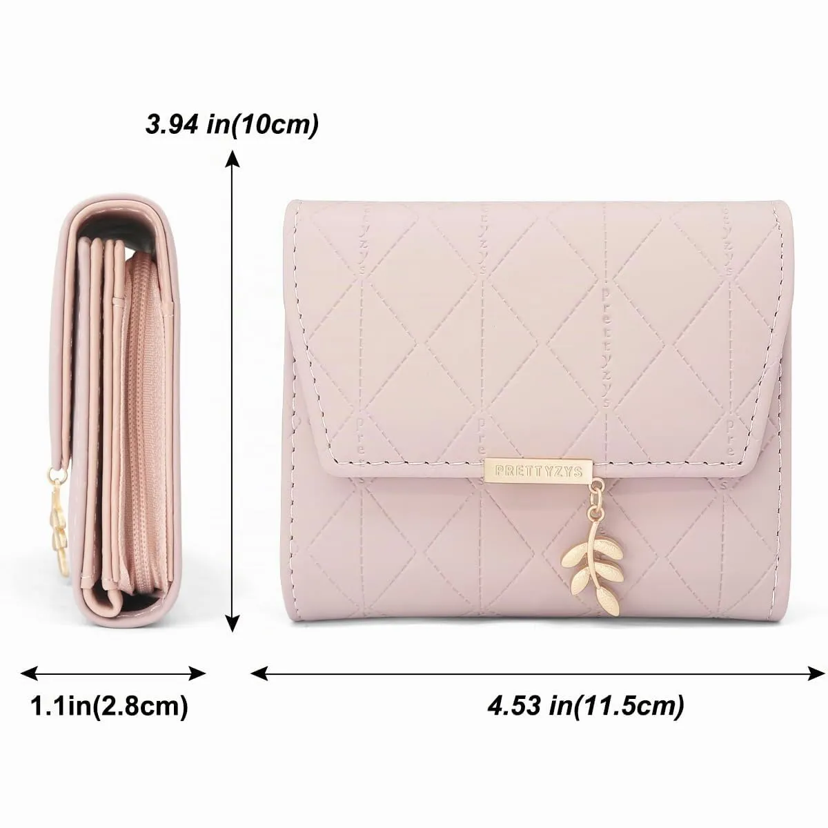 REETEE Portafoglio Donna Piccolo in Pelle PU Corto Portafogli Donna con Portamonete di Cerniera, Small Portamonete Donna con 6 Slot Schede Mini Portafoglio Donna - immagine 6