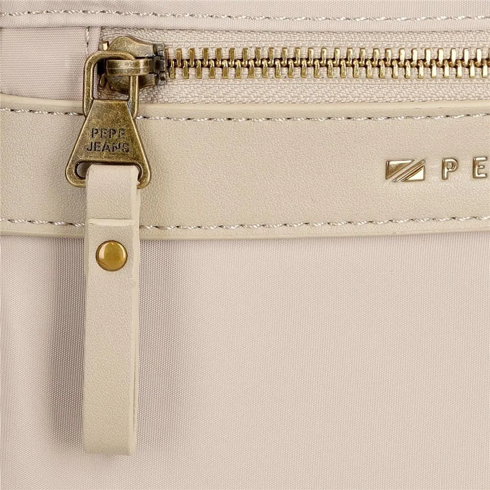 Pepe Jeans Morgan, borse da donna e accessori da viaggio, in similpelle beige, nera e verde, di Joumma Bags - immagine 7